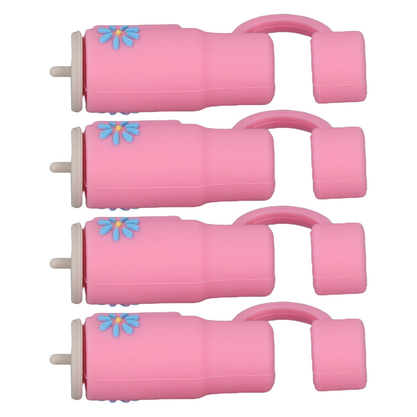 Straw Covers Dustproof Decorative Splash Proof Odorless Reusable Straw Toppers view 8