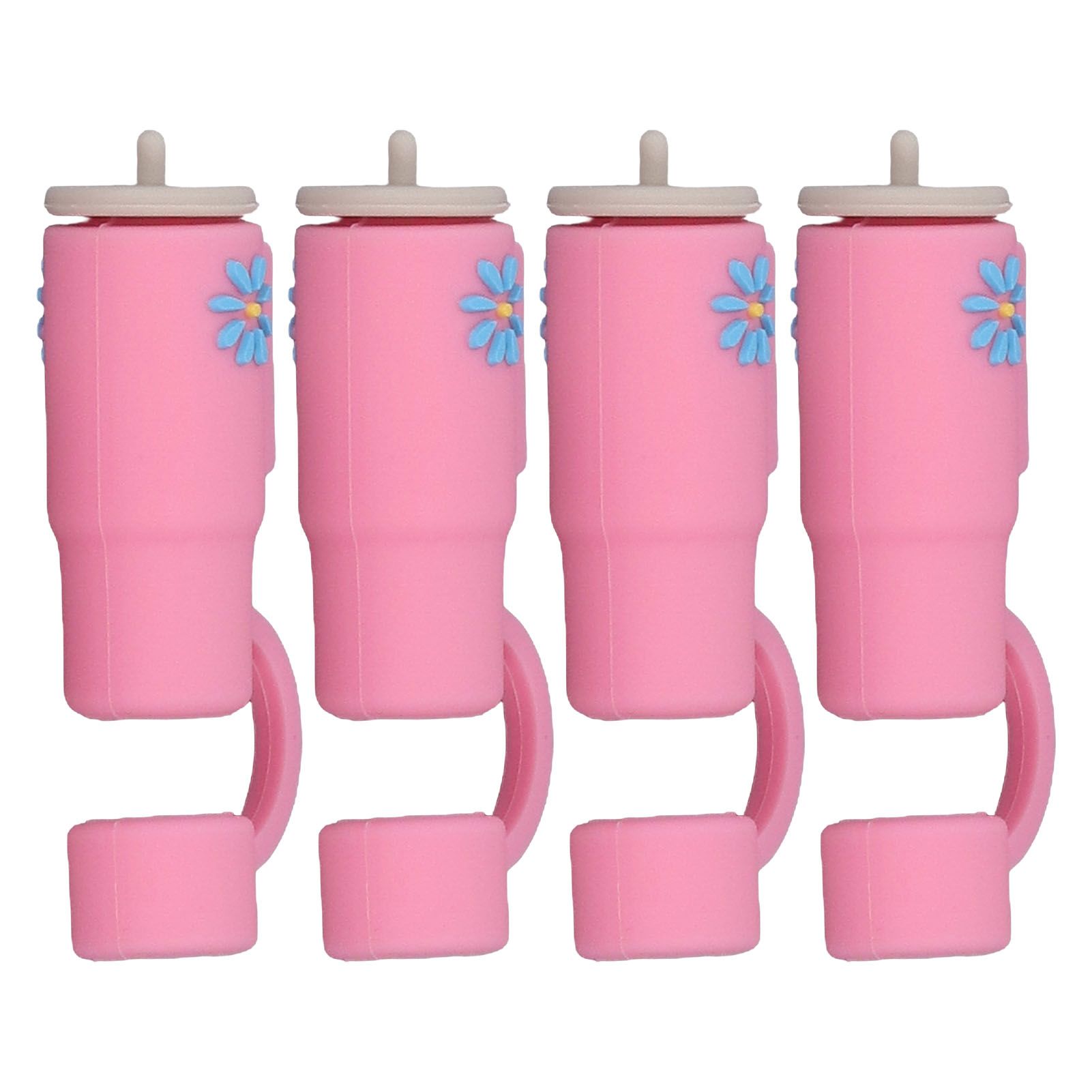 Straw Covers Dustproof Decorative Splash Proof Odorless Reusable Straw Toppers view 10