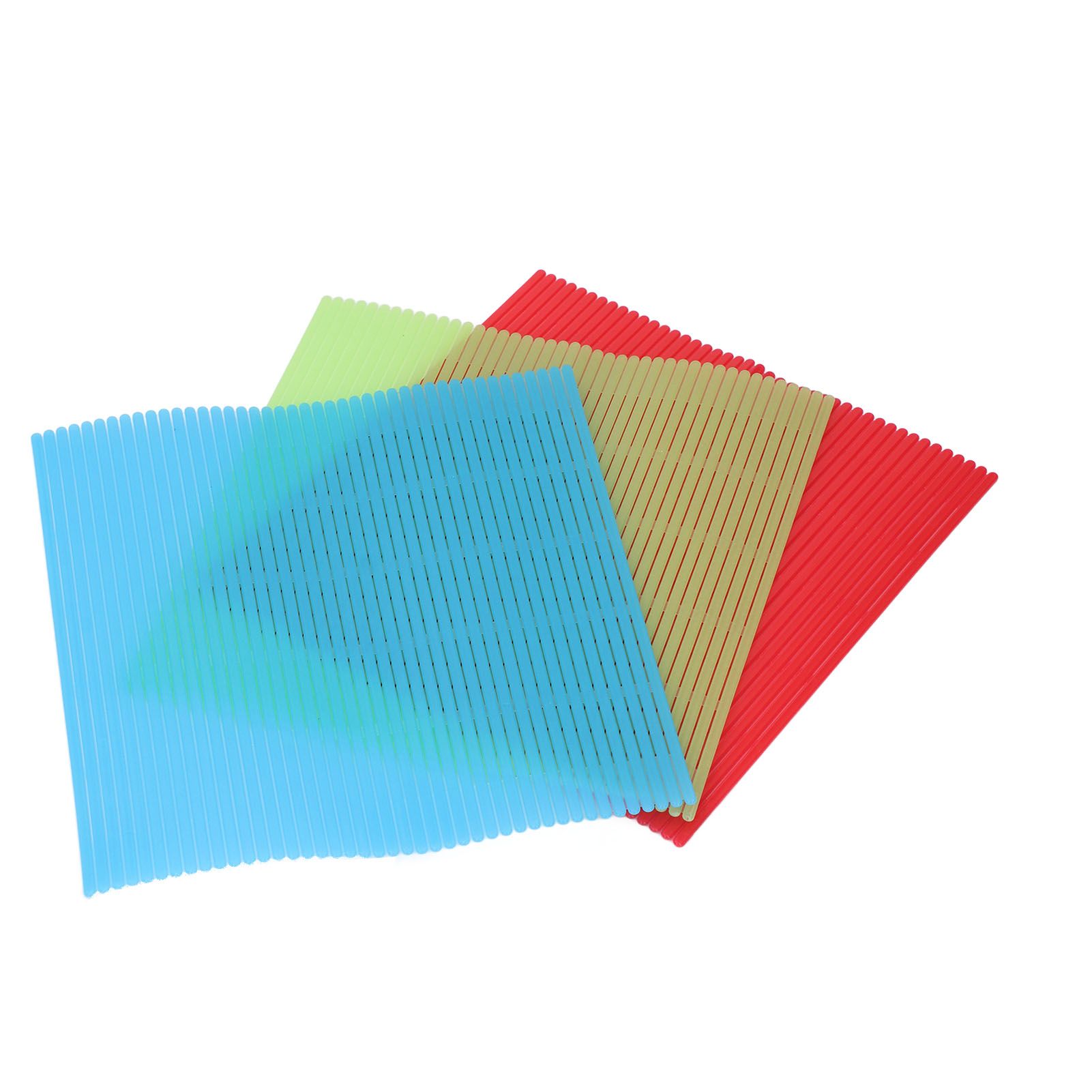 3PCS Sushi Mat ABS Sushi Rolling Mat Japanese DIY Sushi Plate Roller for Home view 4