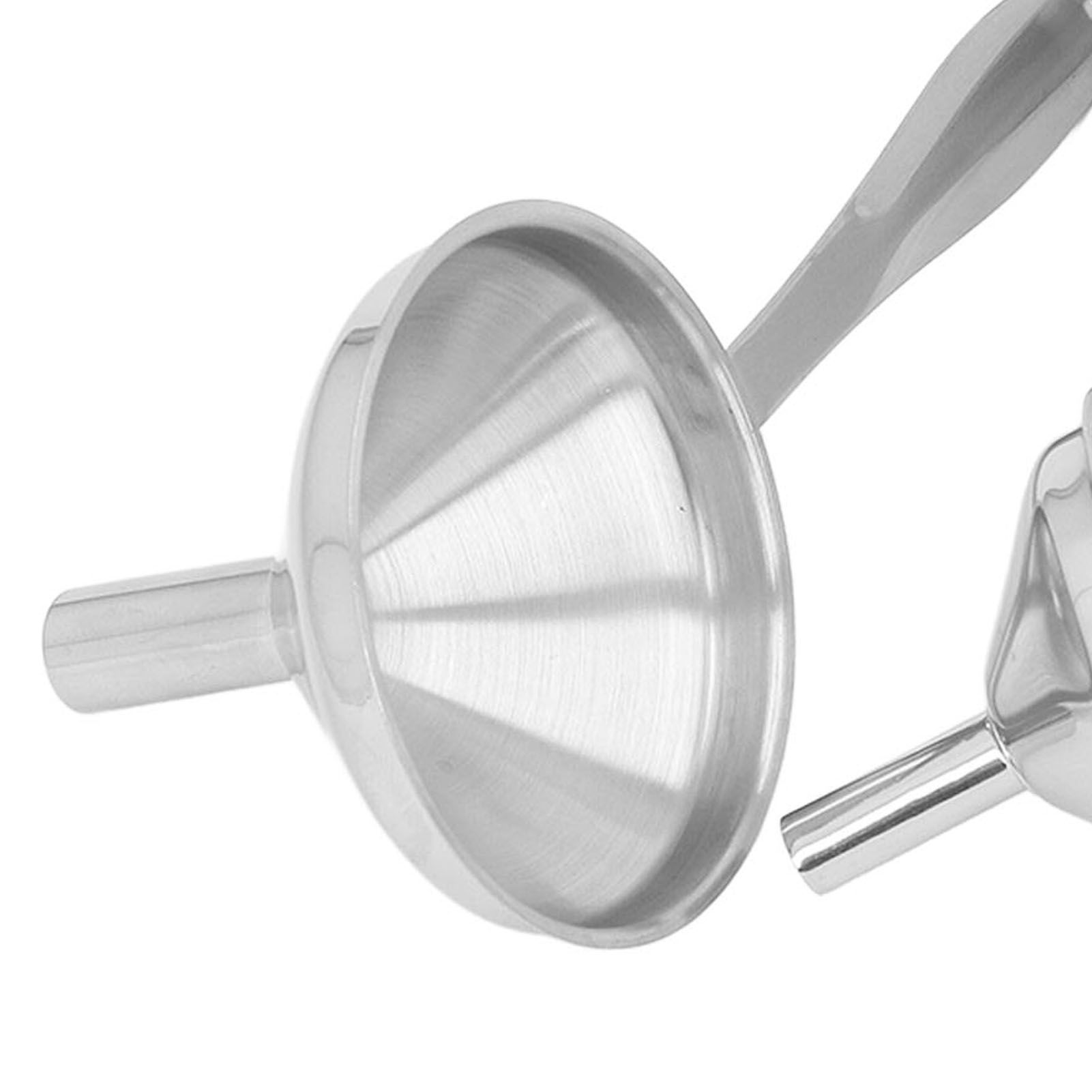 3PCS Small Funnels Stainless Steel Multifunctional Mini Filling Funnel Kit for view 15