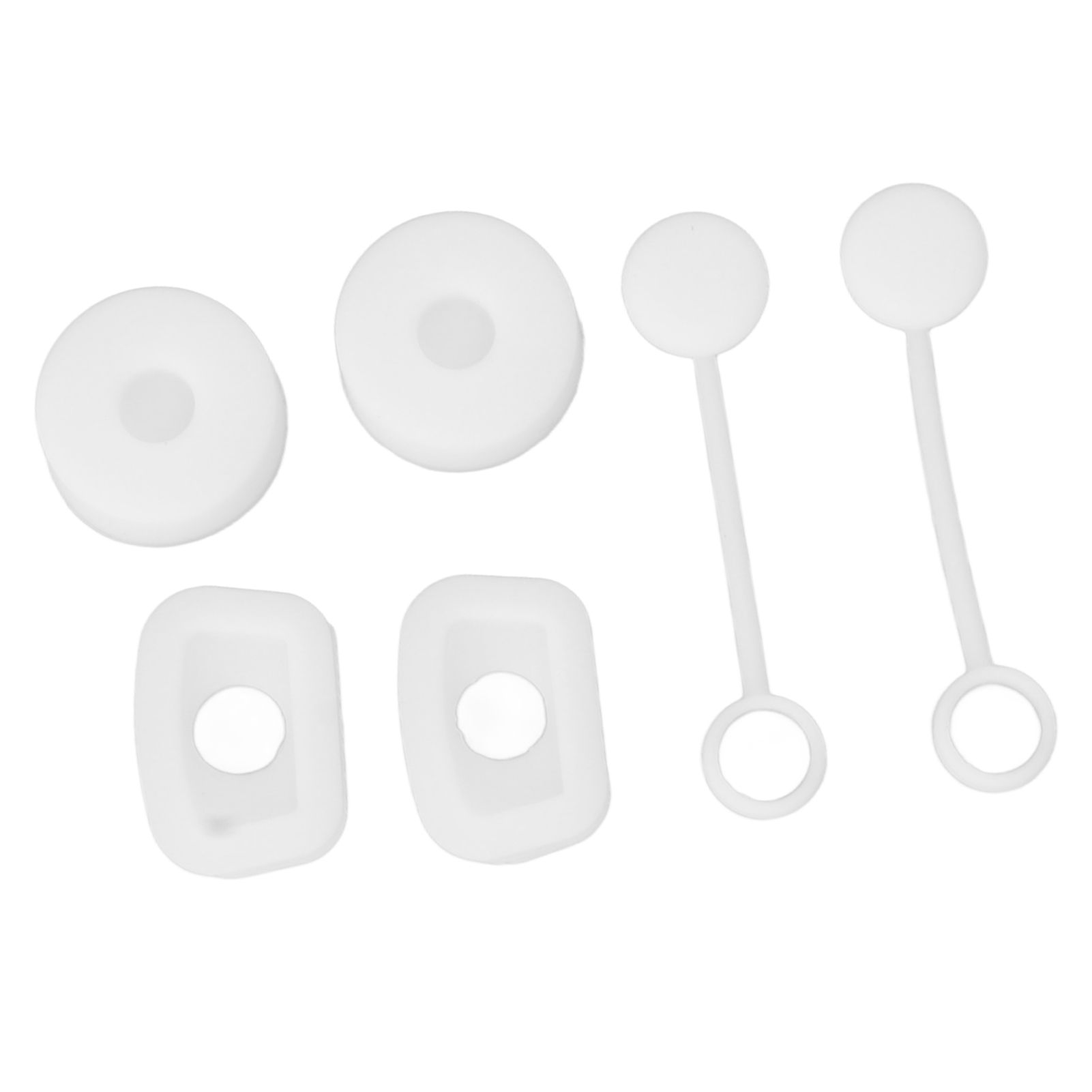 6PCS Cup Straw Stopper Sealed Reusable Straw Cover Cap Square Round Spill view 4