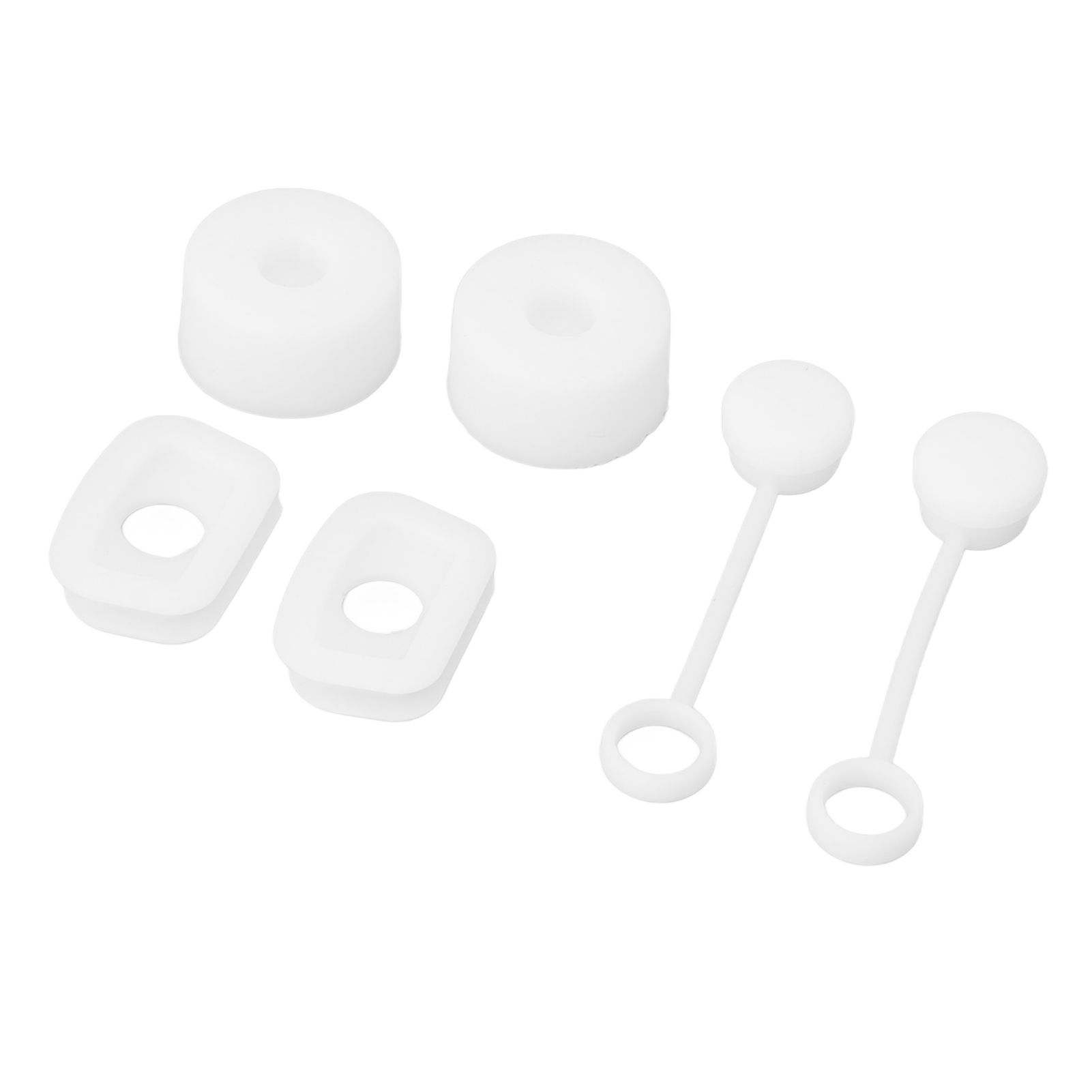 6PCS Cup Straw Stopper Sealed Reusable Straw Cover Cap Square Round Spill view 10