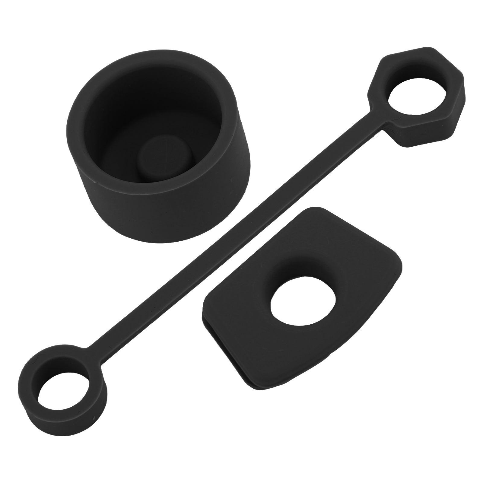 4 Set Silicone Spill Proof Stopper Set Tumbler Accessories Including Straw view 8
