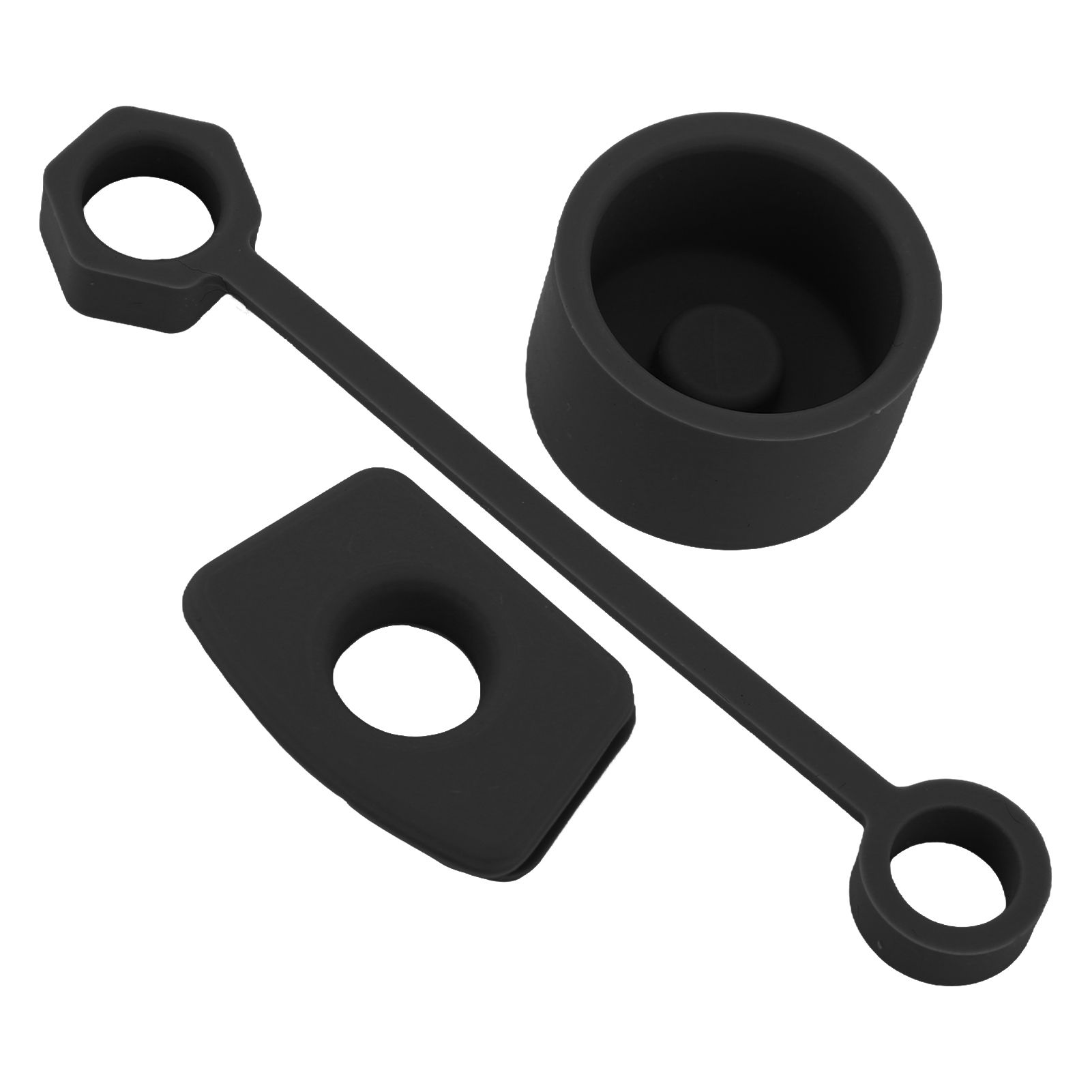 4 Set Silicone Spill Proof Stopper Set Tumbler Accessories Including Straw view 9