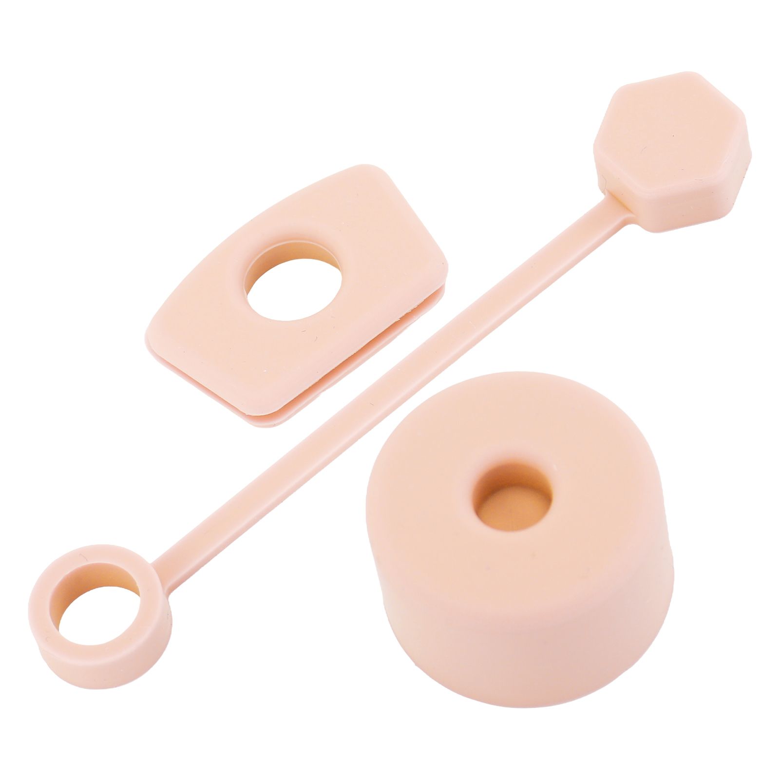 4 Set Silicone Spill Proof Stopper Set Tumbler Accessories Including Straw view 5