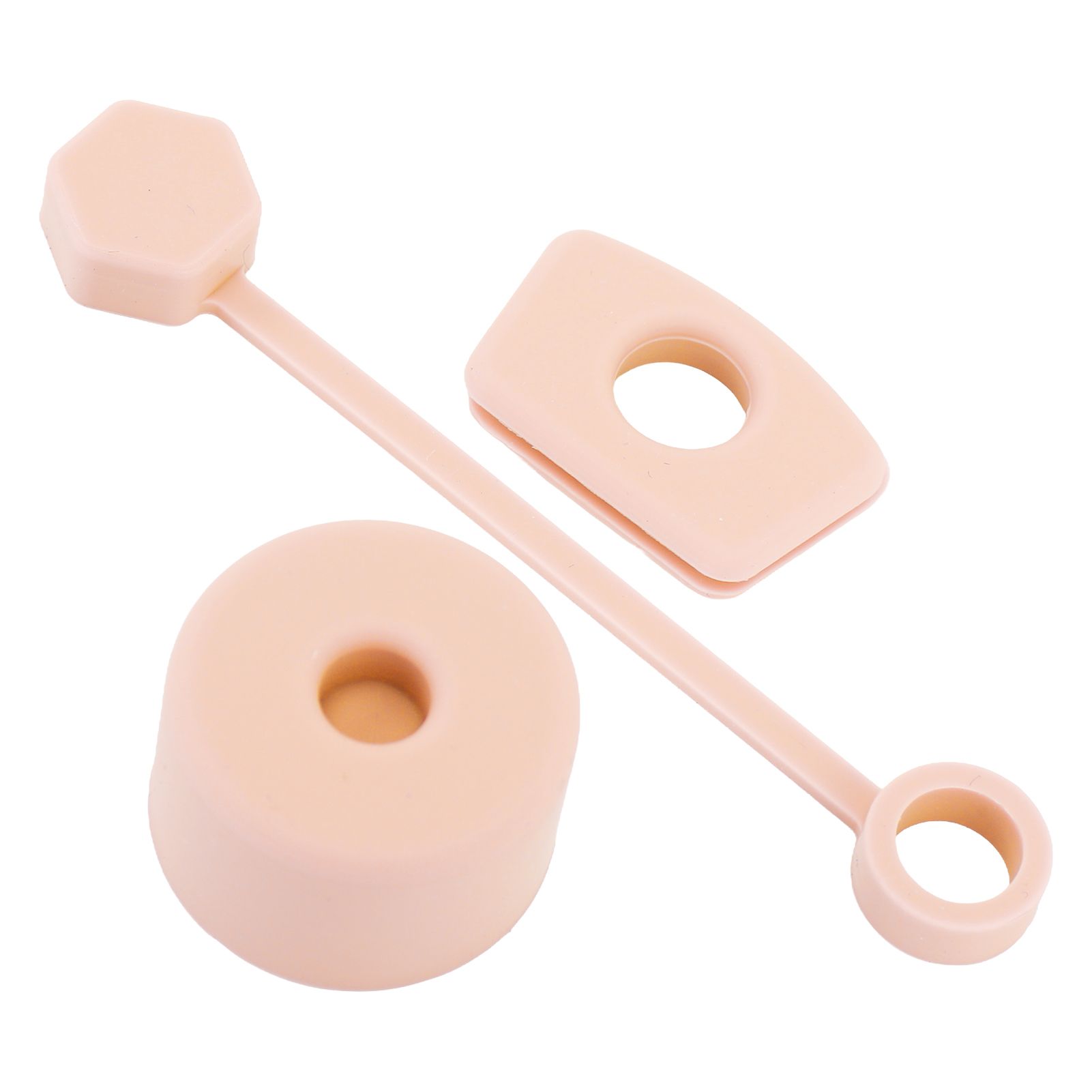 4 Set Silicone Spill Proof Stopper Set Tumbler Accessories Including Straw view 6