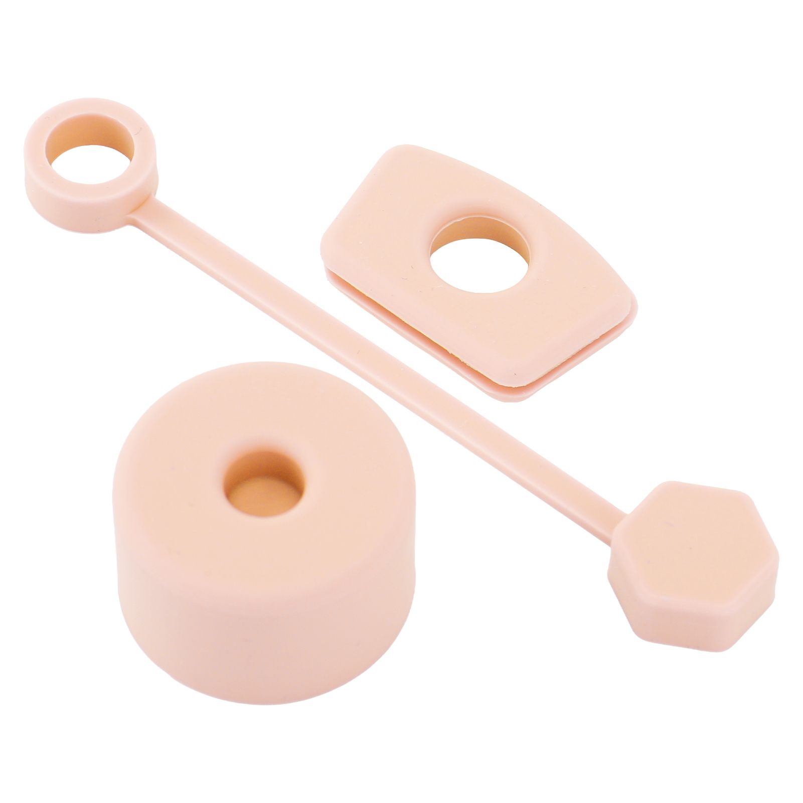4 Set Silicone Spill Proof Stopper Set Tumbler Accessories Including Straw view 7