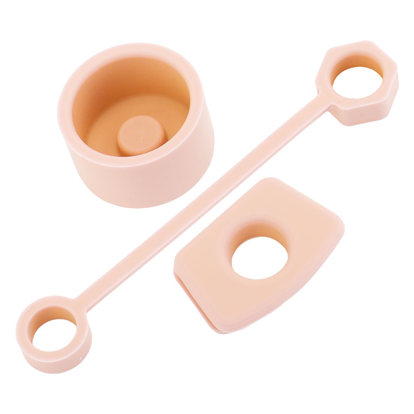 4 Set Silicone Spill Proof Stopper Set Tumbler Accessories Including Straw view 8