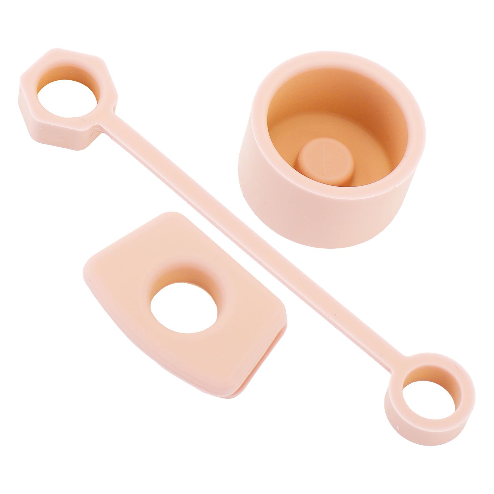 4 Set Silicone Spill Proof Stopper Set Tumbler Accessories Including Straw view 9
