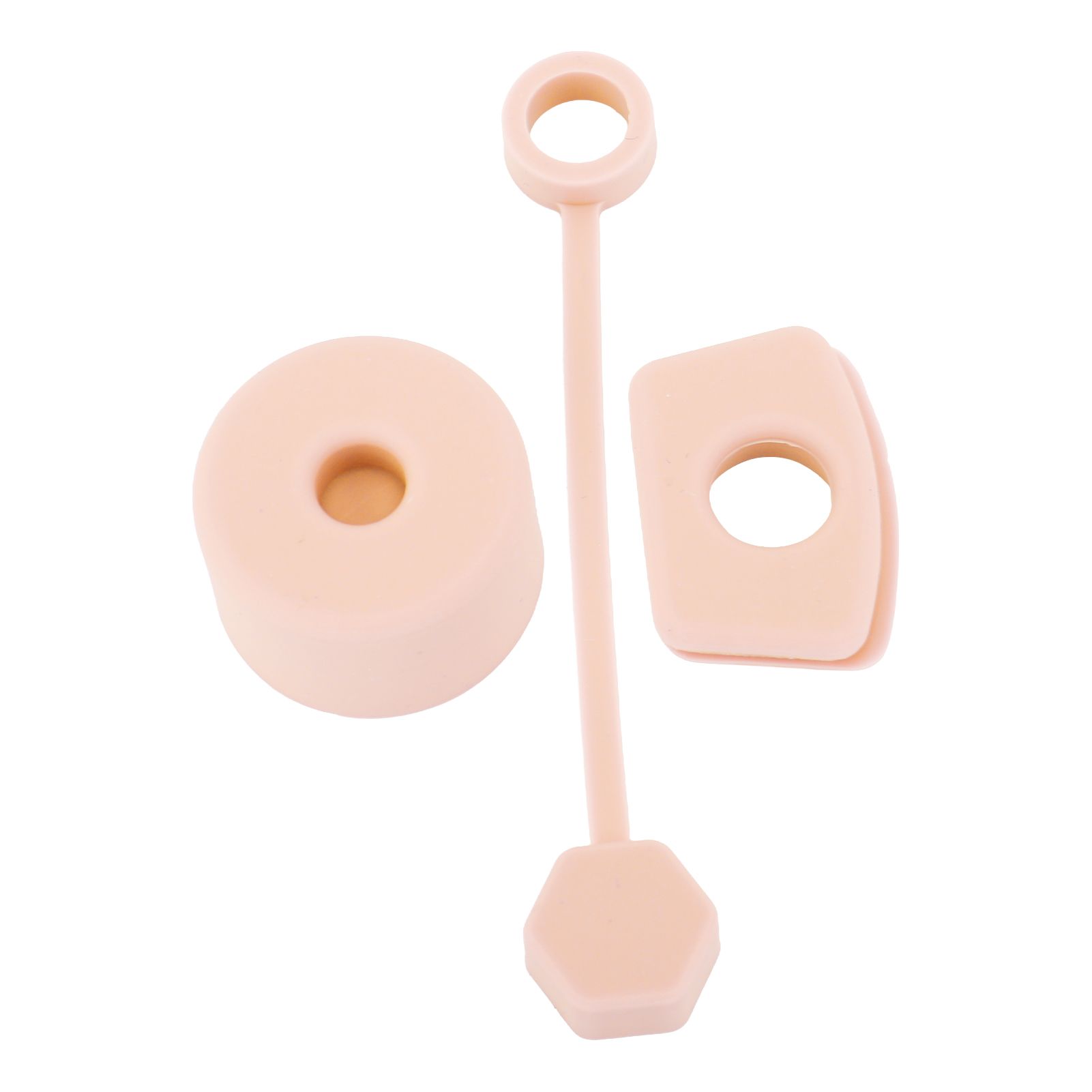 4 Set Silicone Spill Proof Stopper Set Tumbler Accessories Including Straw view 10