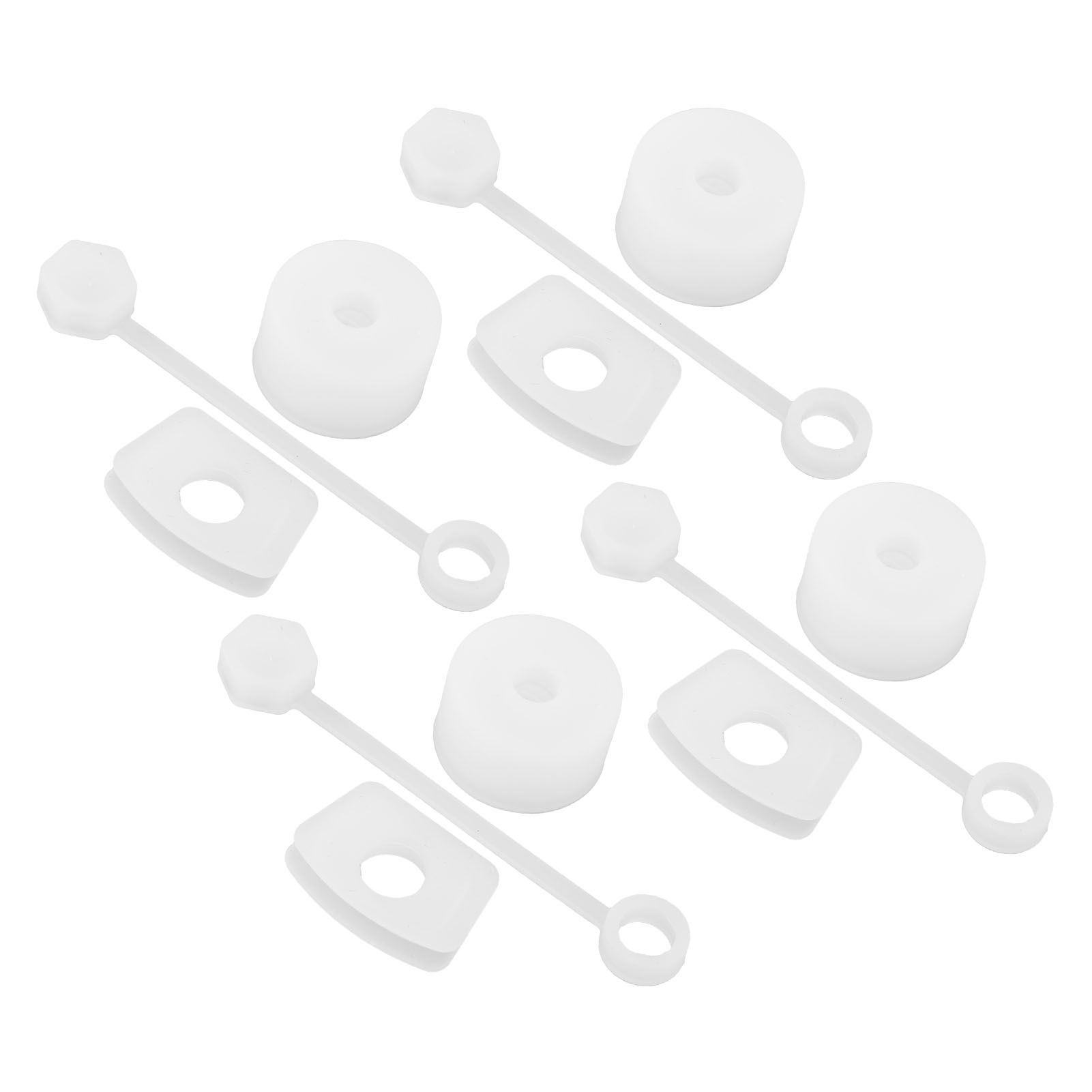 4 Set Silicone Spill Proof Stopper Set Tumbler Accessories Including Straw view 3