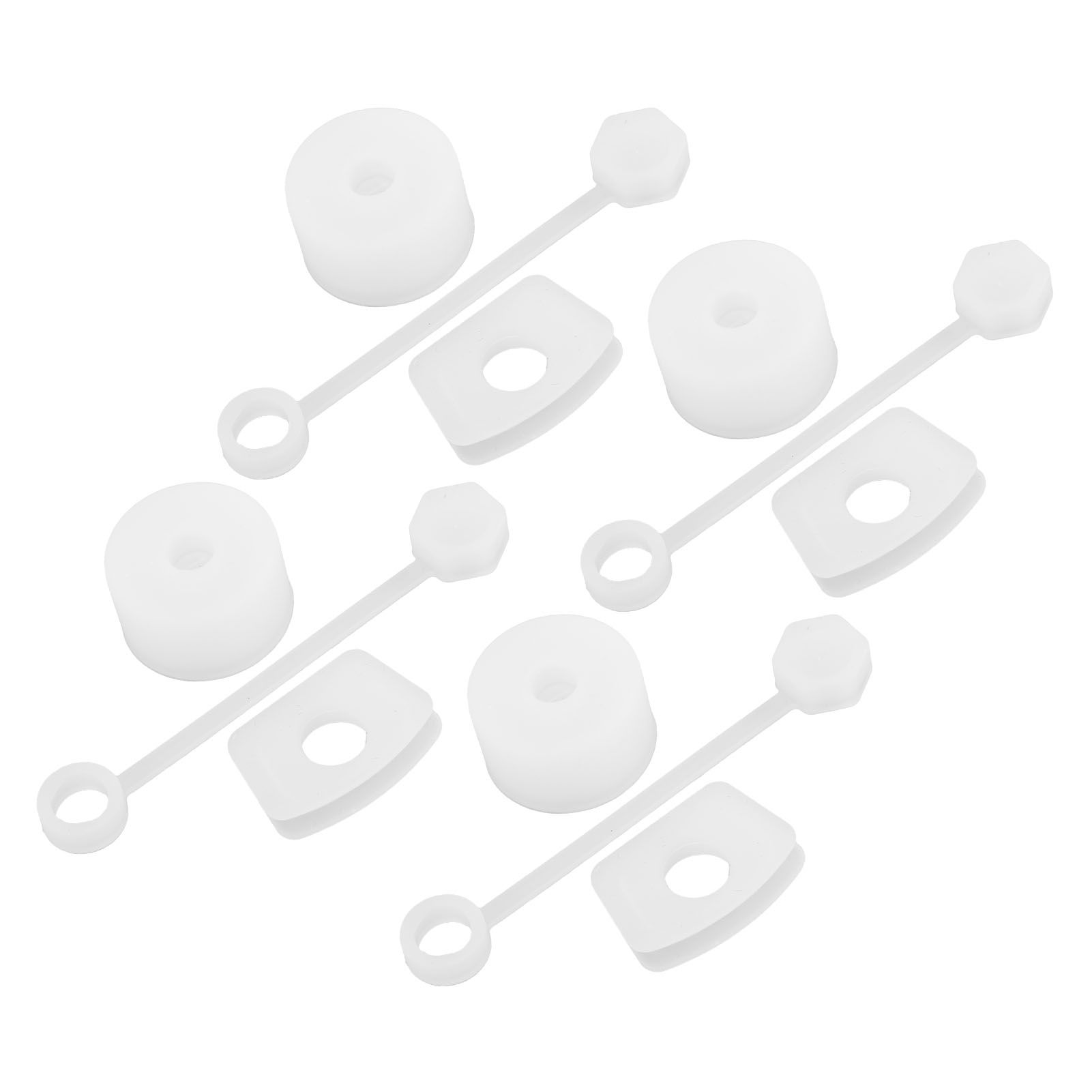 4 Set Silicone Spill Proof Stopper Set Tumbler Accessories Including Straw view 4
