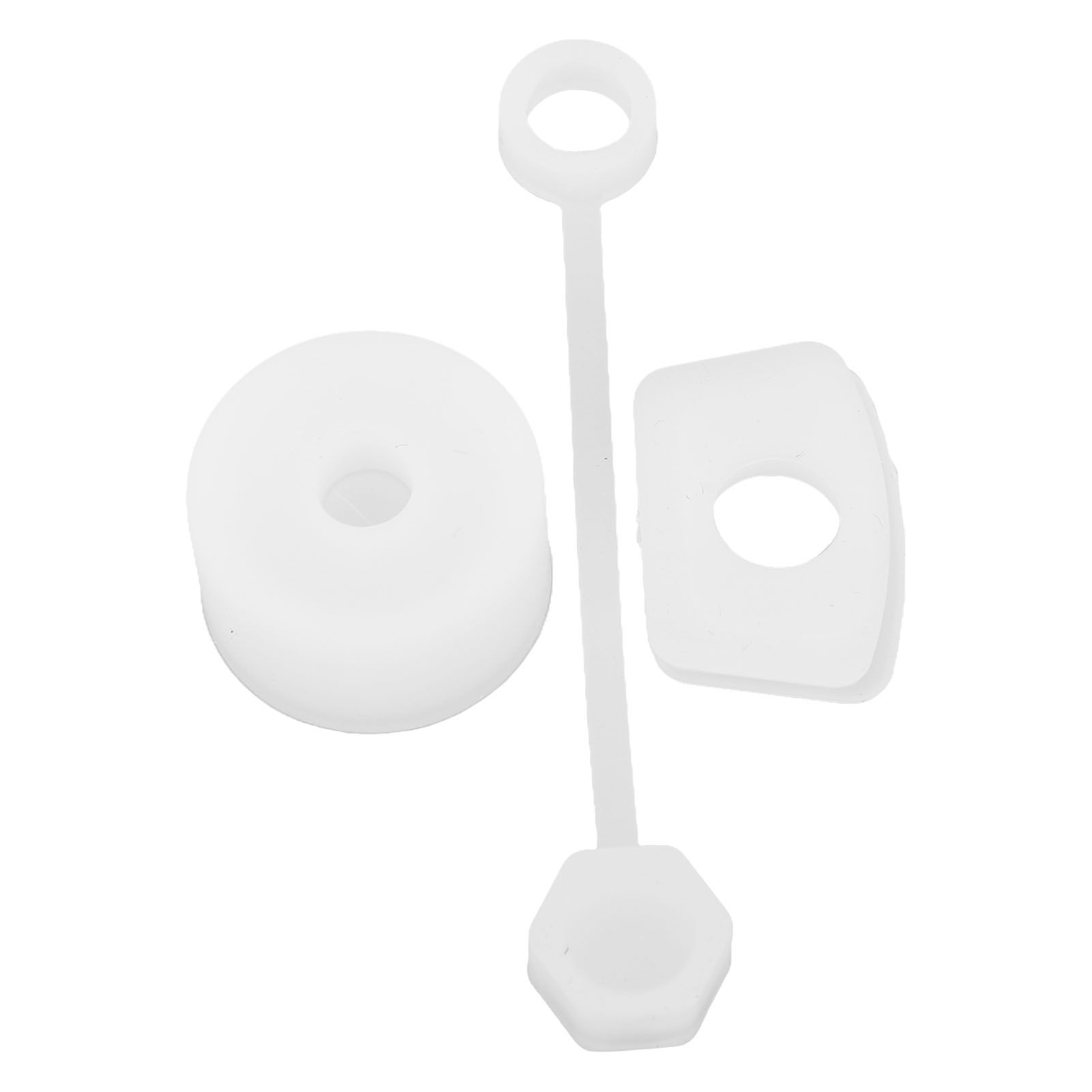 4 Set Silicone Spill Proof Stopper Set Tumbler Accessories Including Straw view 10