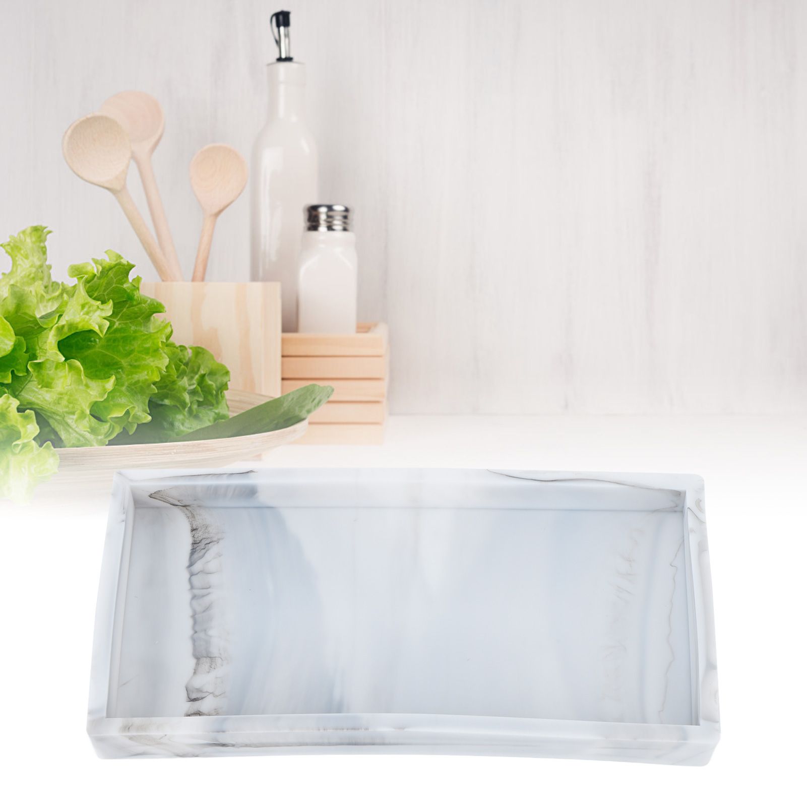 Silicone Storage Tray Silica Gel Kitchen Sorting Plate Tray Cosmetics view 11