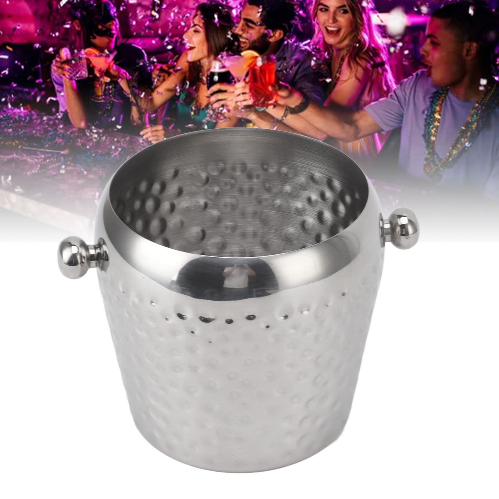 Ice Bucket Stainless Steel Mini Insulated Frozen Container for Bar Wine view 11