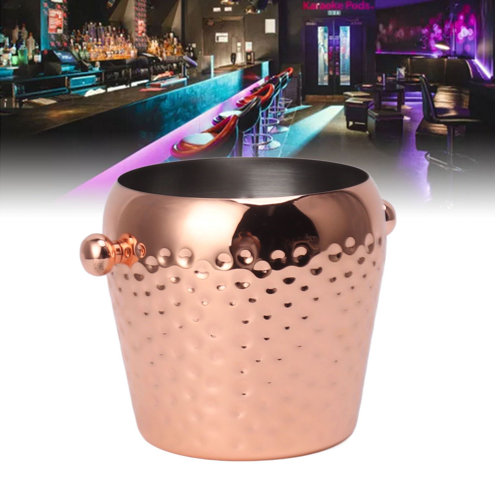 Ice Bucket Stainless Steel Mini Insulated Frozen Container for Bar Wine view 12