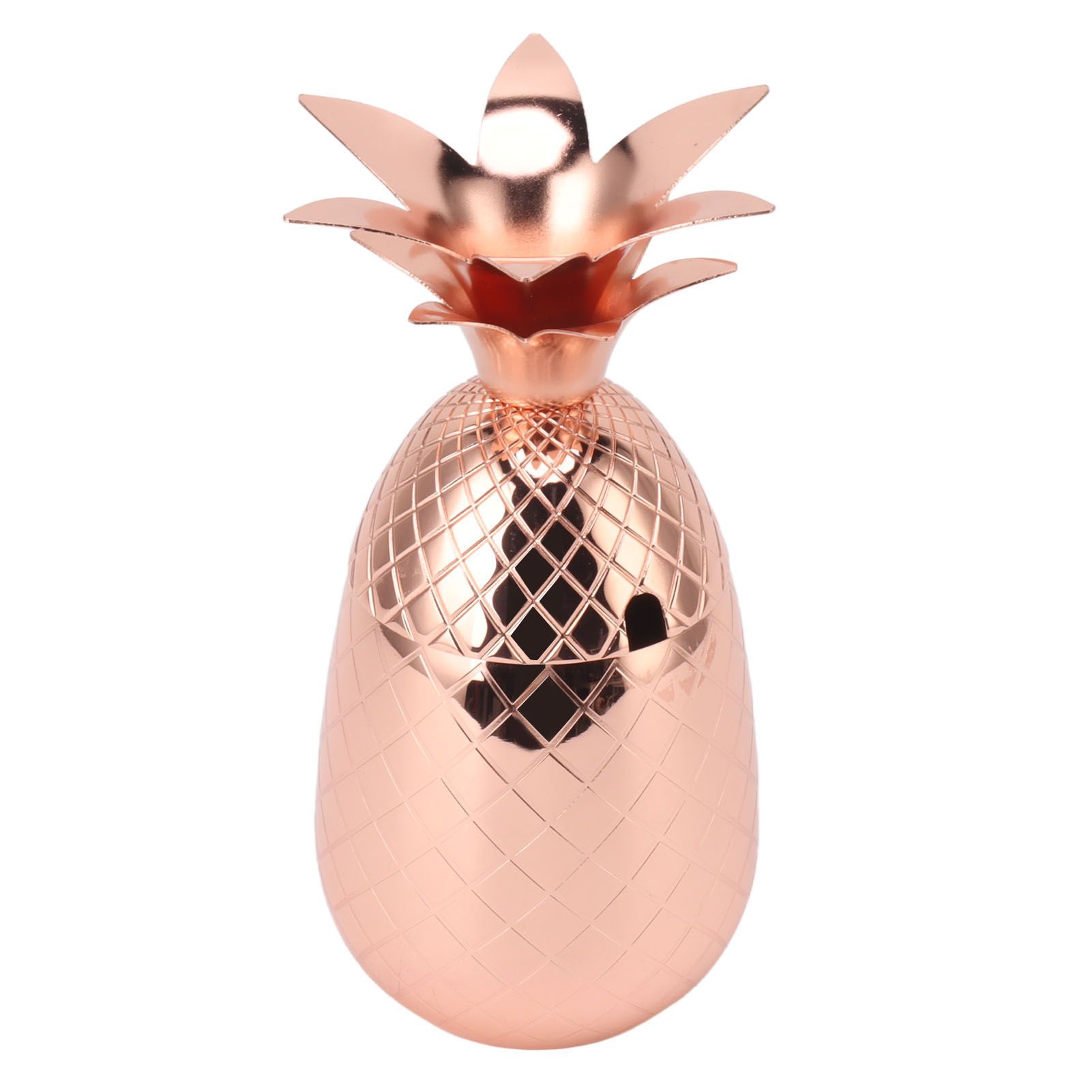 Cocktail Shaker Pineapple Shape Stainless Steel Polished Smooth Surface 500ml view 3