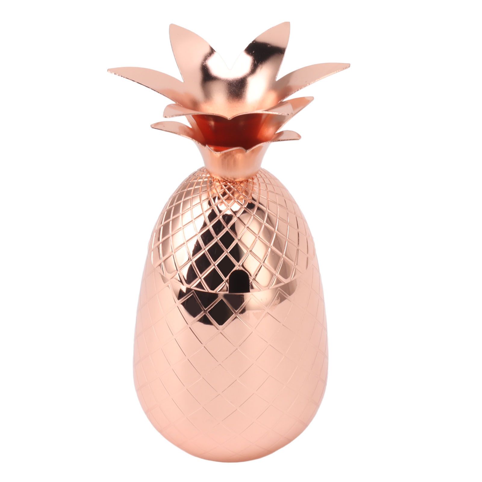 Cocktail Shaker Pineapple Shape Stainless Steel Polished Smooth Surface 500ml view 4