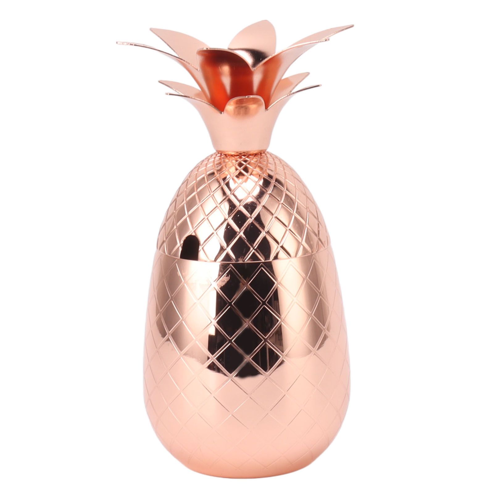 Cocktail Shaker Pineapple Shape Stainless Steel Polished Smooth Surface 500ml view 5