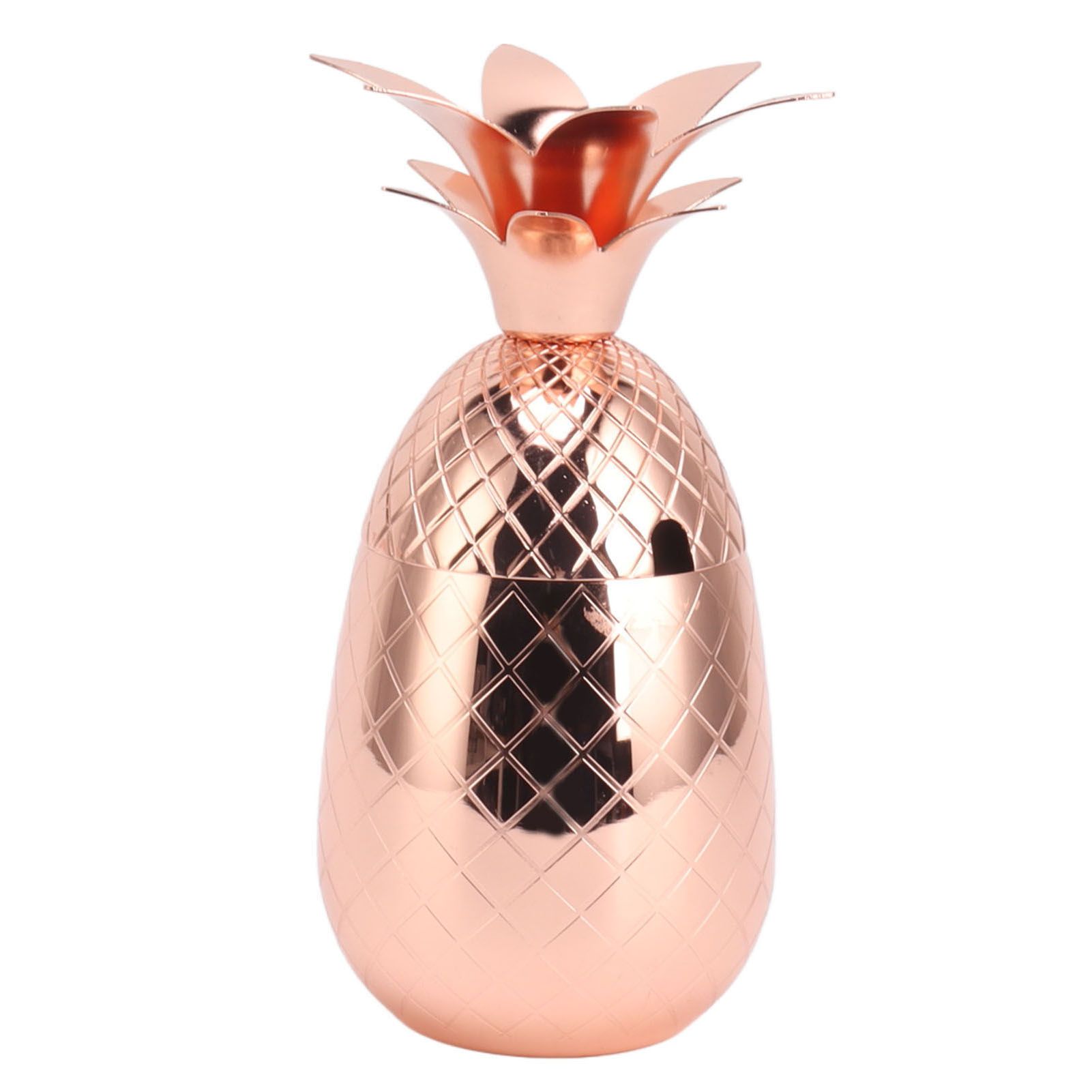 Cocktail Shaker Pineapple Shape Stainless Steel Polished Smooth Surface 500ml view 6
