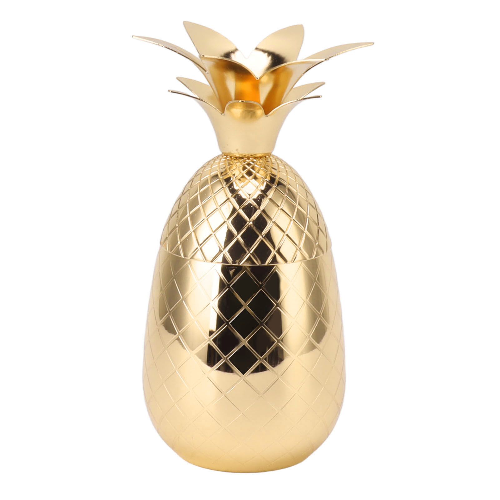 Cocktail Shaker Pineapple Shape Stainless Steel Polished Smooth Surface 500ml view 2