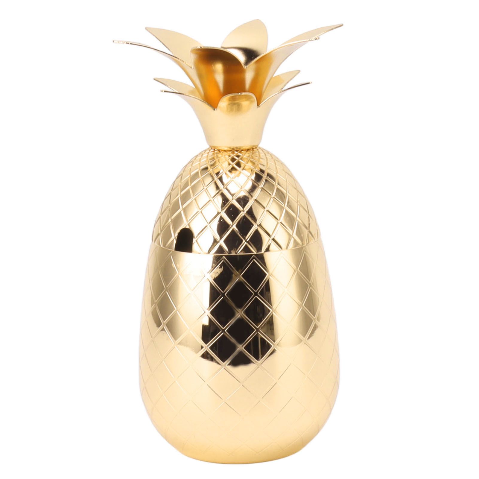 Cocktail Shaker Pineapple Shape Stainless Steel Polished Smooth Surface 500ml view 5