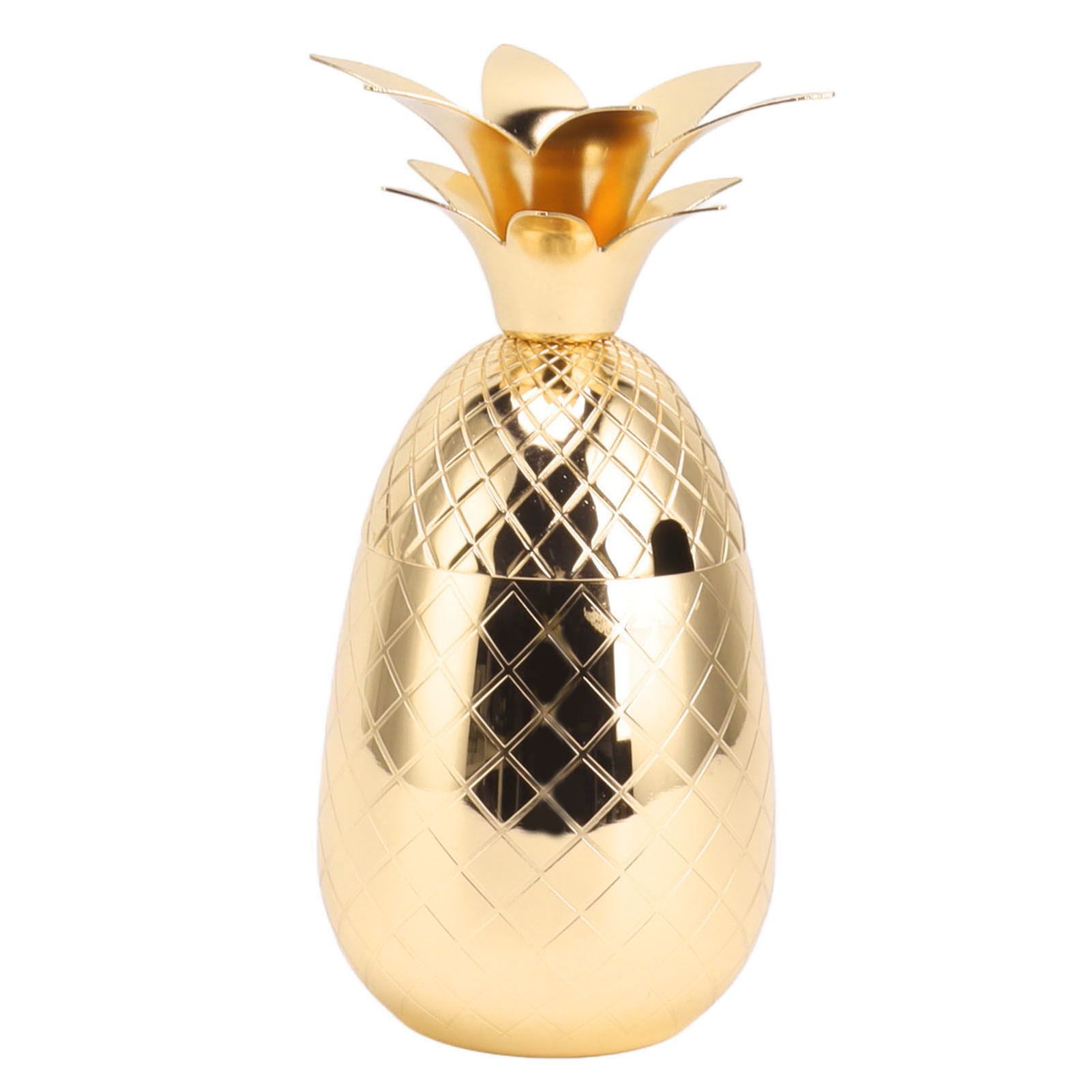 Cocktail Shaker Pineapple Shape Stainless Steel Polished Smooth Surface 500ml view 6