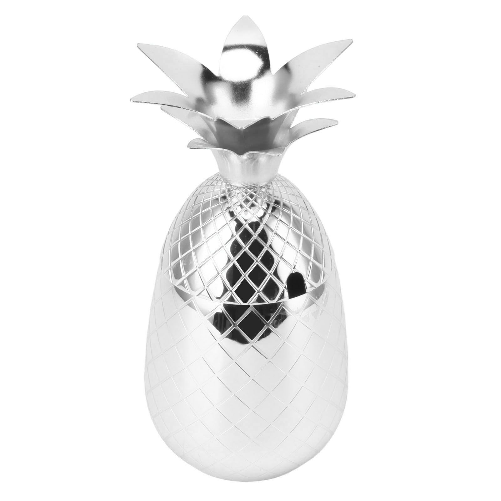 Cocktail Shaker Pineapple Shape Stainless Steel Polished Smooth Surface 500ml view 3