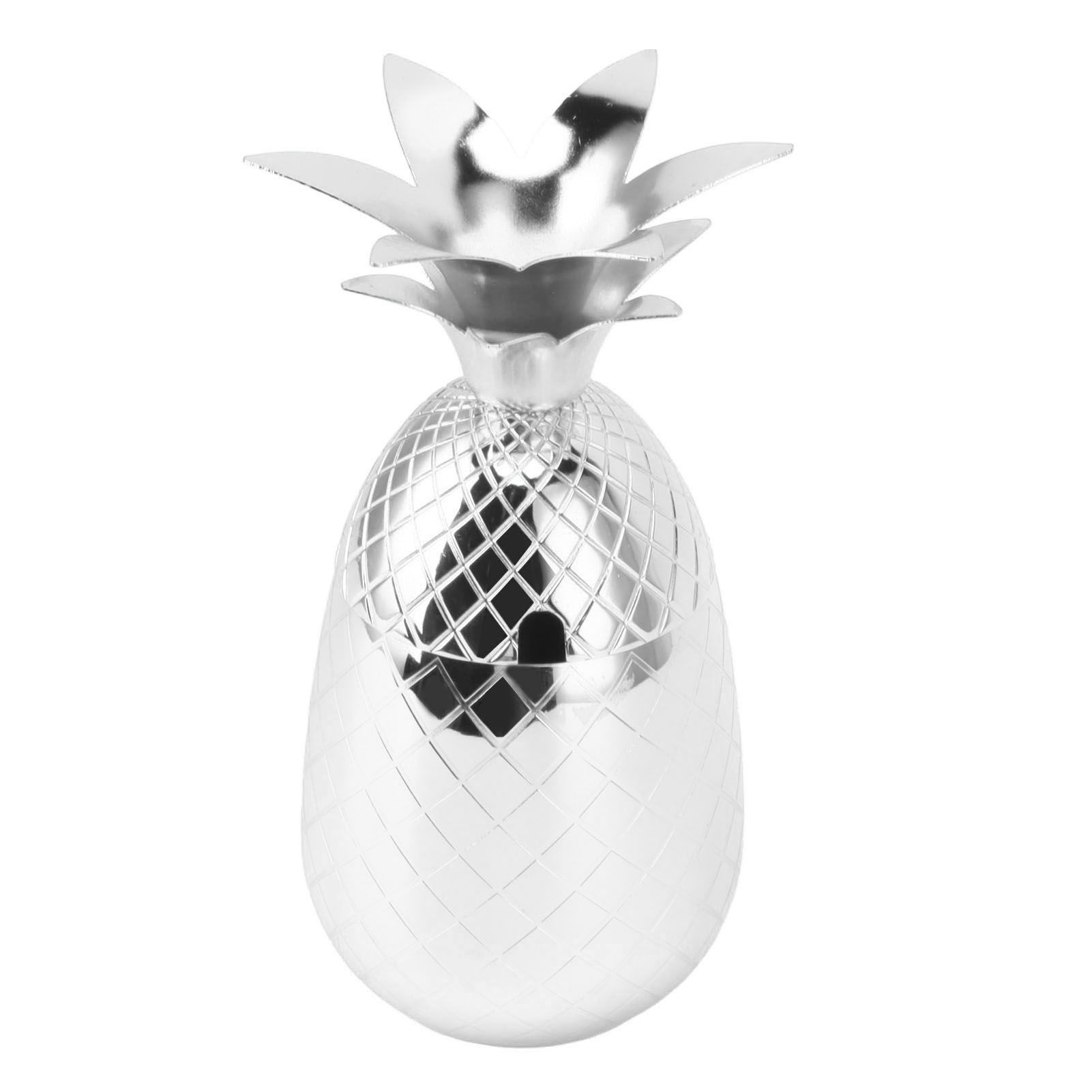 Cocktail Shaker Pineapple Shape Stainless Steel Polished Smooth Surface 500ml view 4