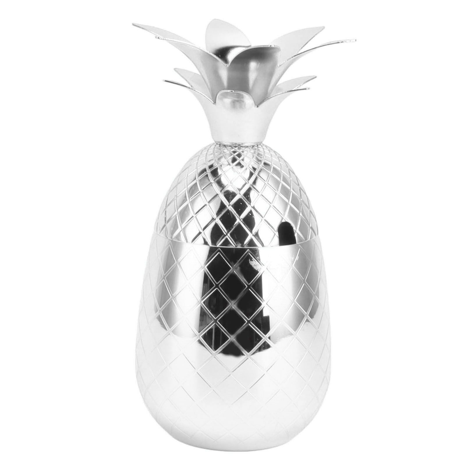 Cocktail Shaker Pineapple Shape Stainless Steel Polished Smooth Surface 500ml view 6