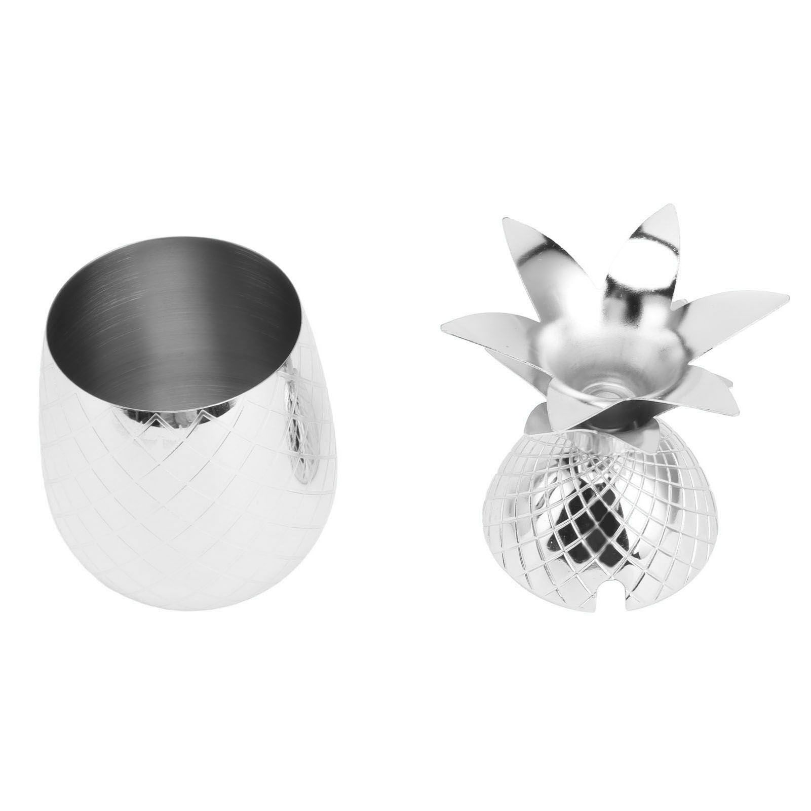 Cocktail Shaker Pineapple Shape Stainless Steel Polished Smooth Surface 500ml view 9