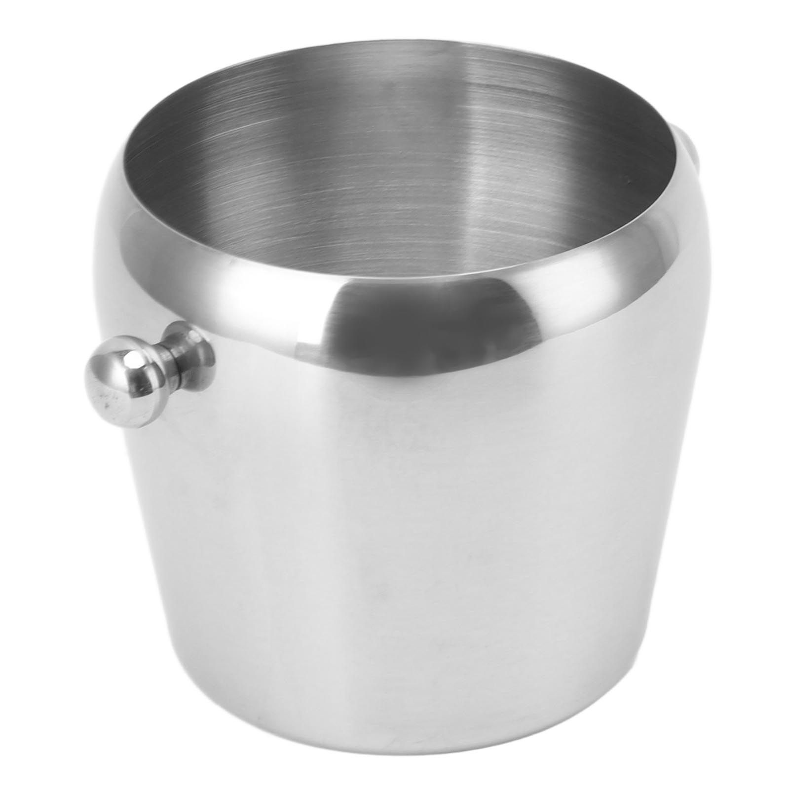 Stainless Steel Ice Bucket Champagne Ice Bucket Wine Chiller Bucket Beverage view 7