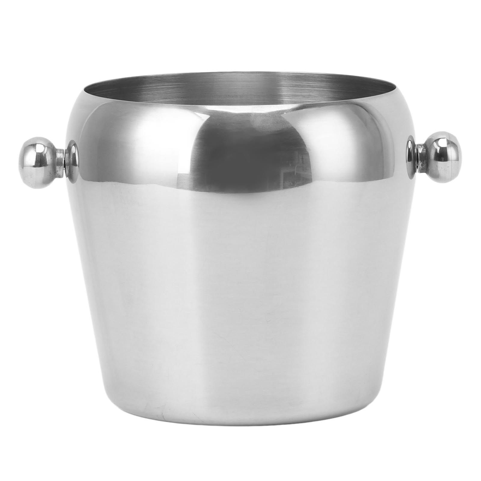 Stainless Steel Ice Bucket Champagne Ice Bucket Wine Chiller Bucket Beverage