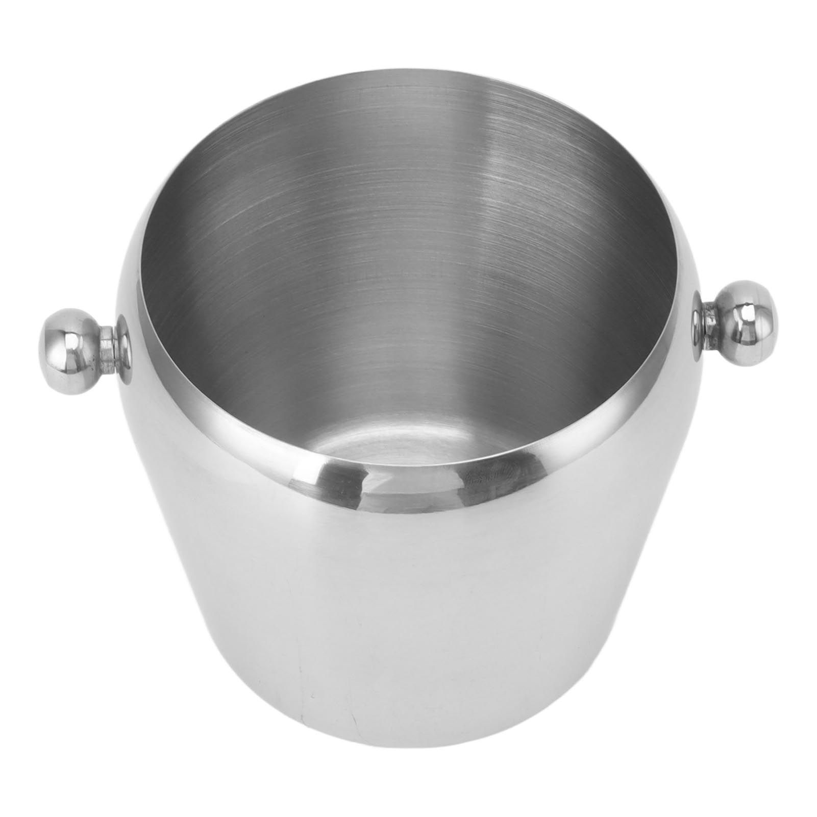 Stainless Steel Ice Bucket Champagne Ice Bucket Wine Chiller Bucket Beverage view 5