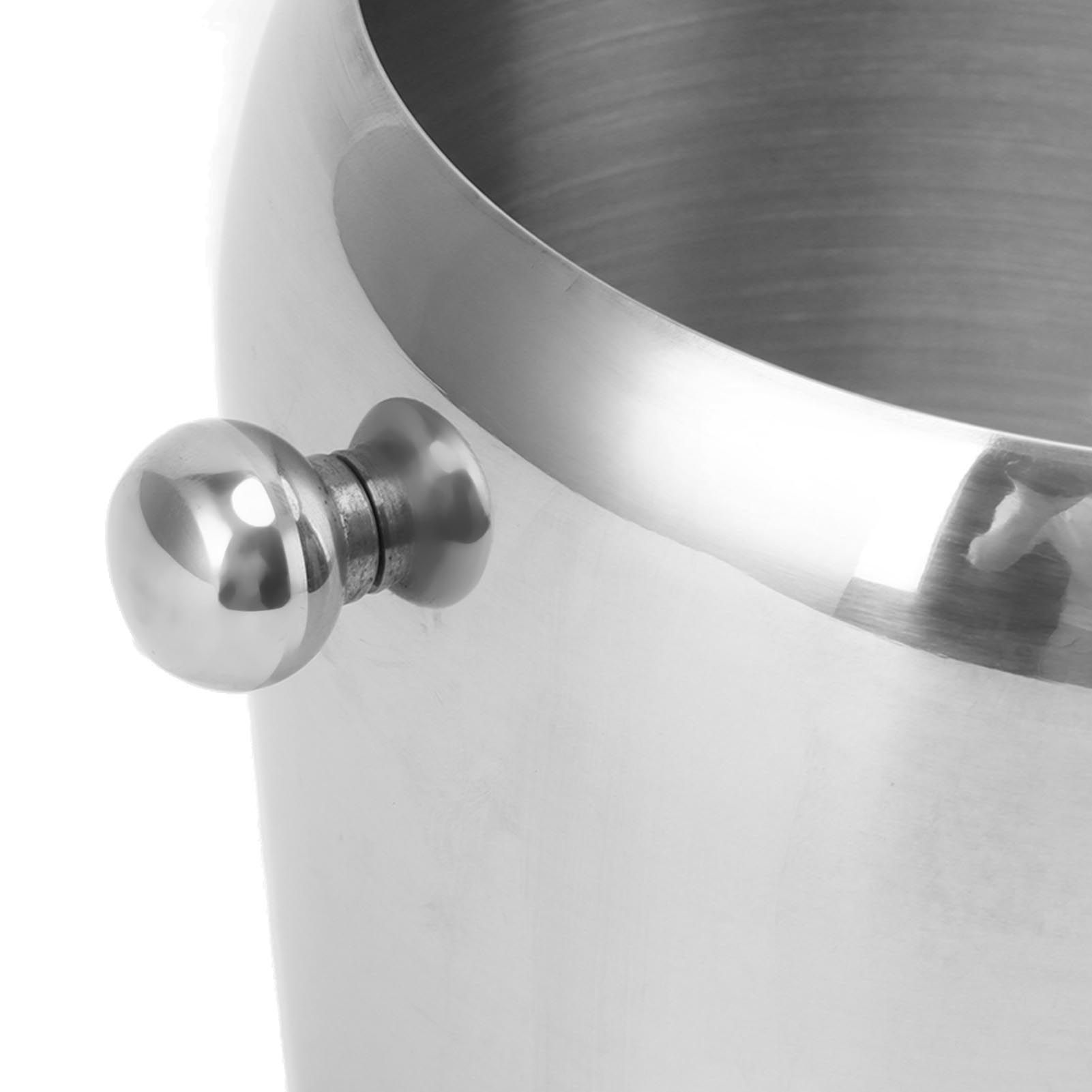 Stainless Steel Ice Bucket Champagne Ice Bucket Wine Chiller Bucket Beverage view 14