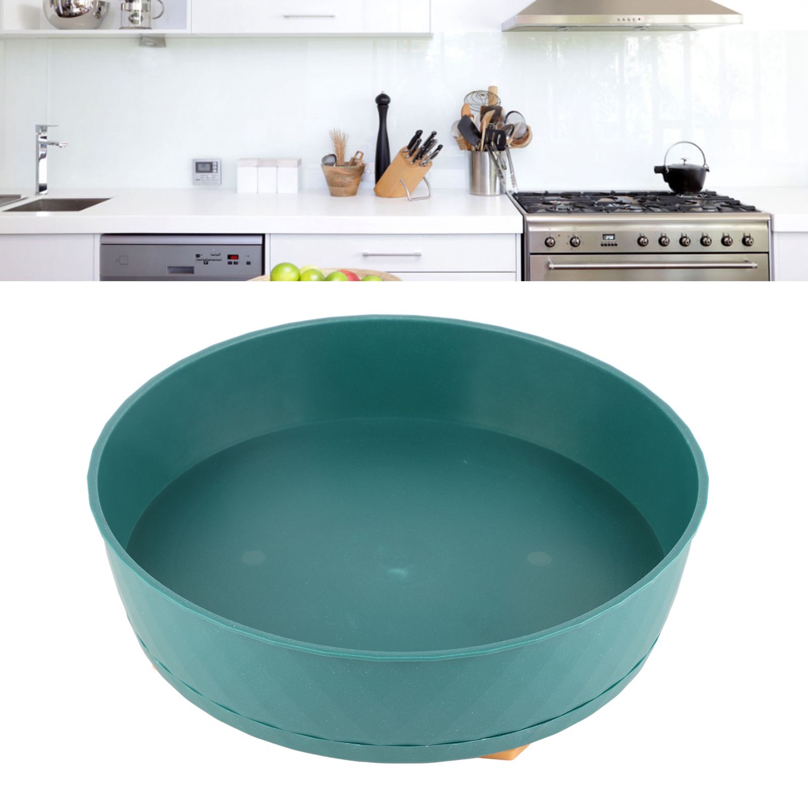 Kitchen Turntable Spin Round Tray 360 Degrees Rotating Non Skid view 12