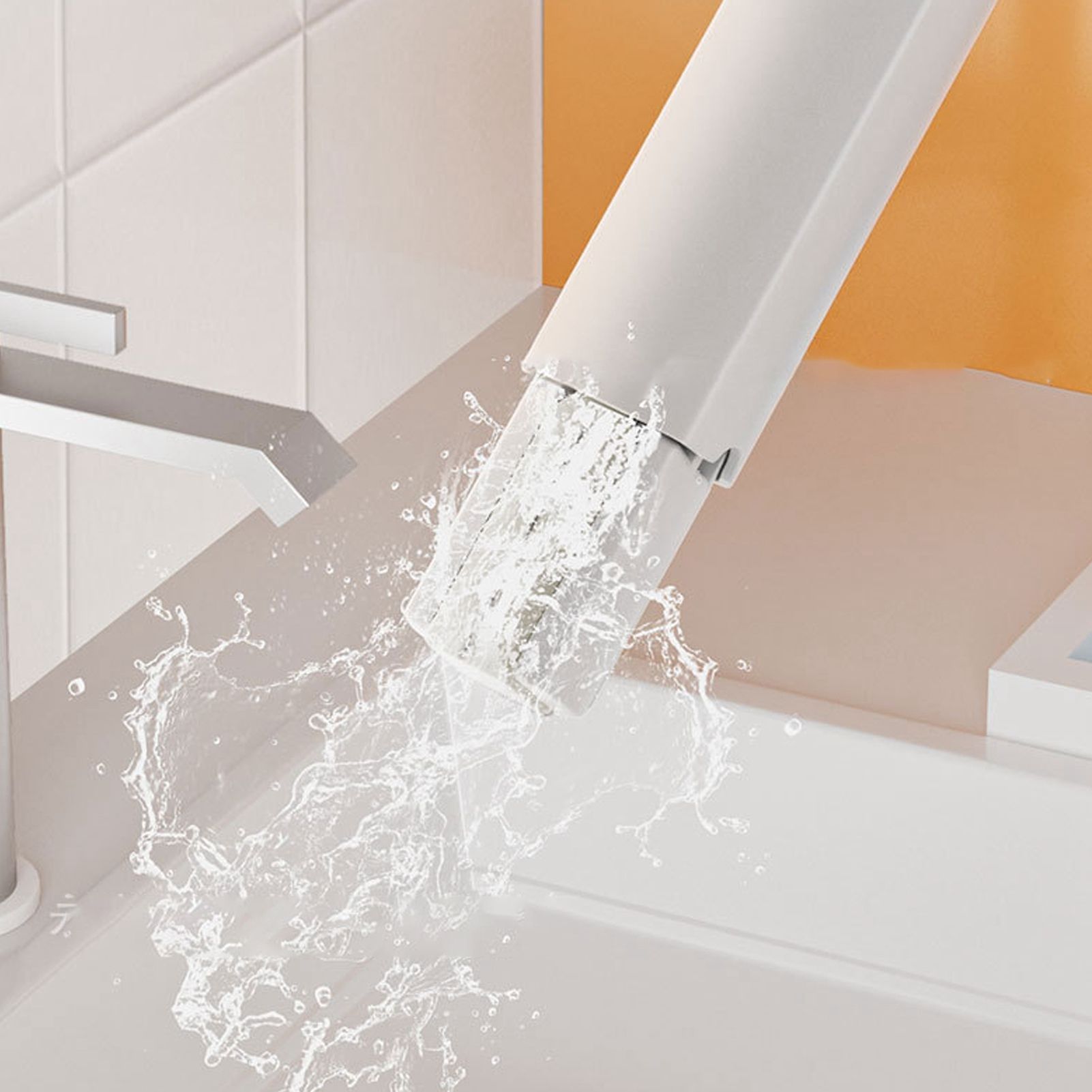 Mini Mop Rotating Strong Absorbent Hand Wash Free Self Squeeze Widely Used view 12