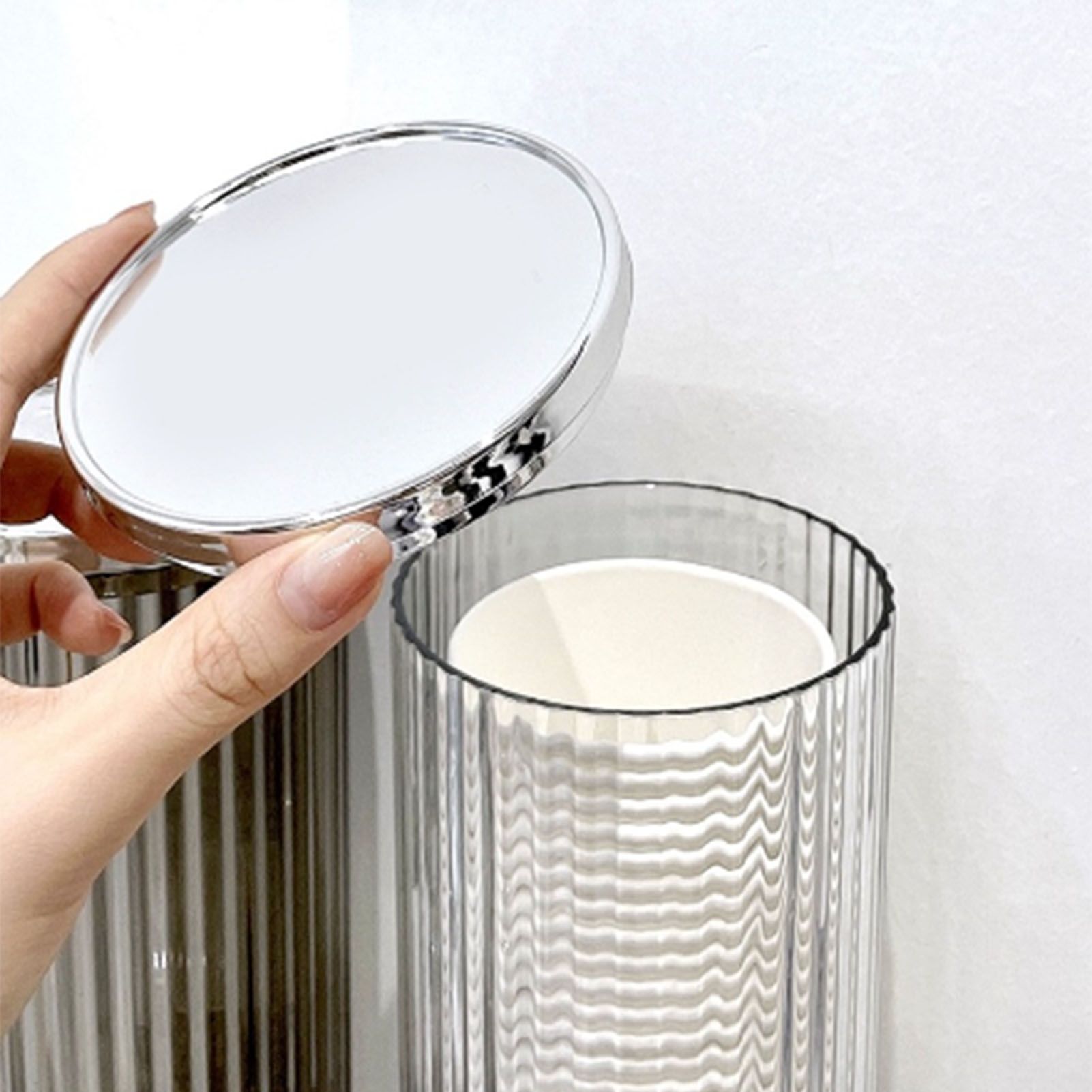 Plastic Disposable Paper Cups Dispenser Wall Mount Pull Type Water Cooler Cup view 11