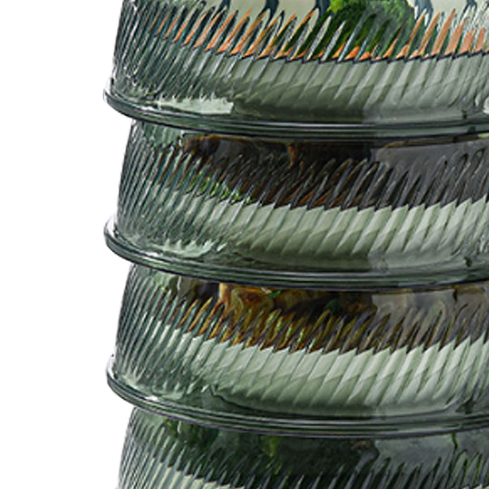 Transparent Green Insulated Food Cover Stackable Multilayer Dustproof Thermal view 7