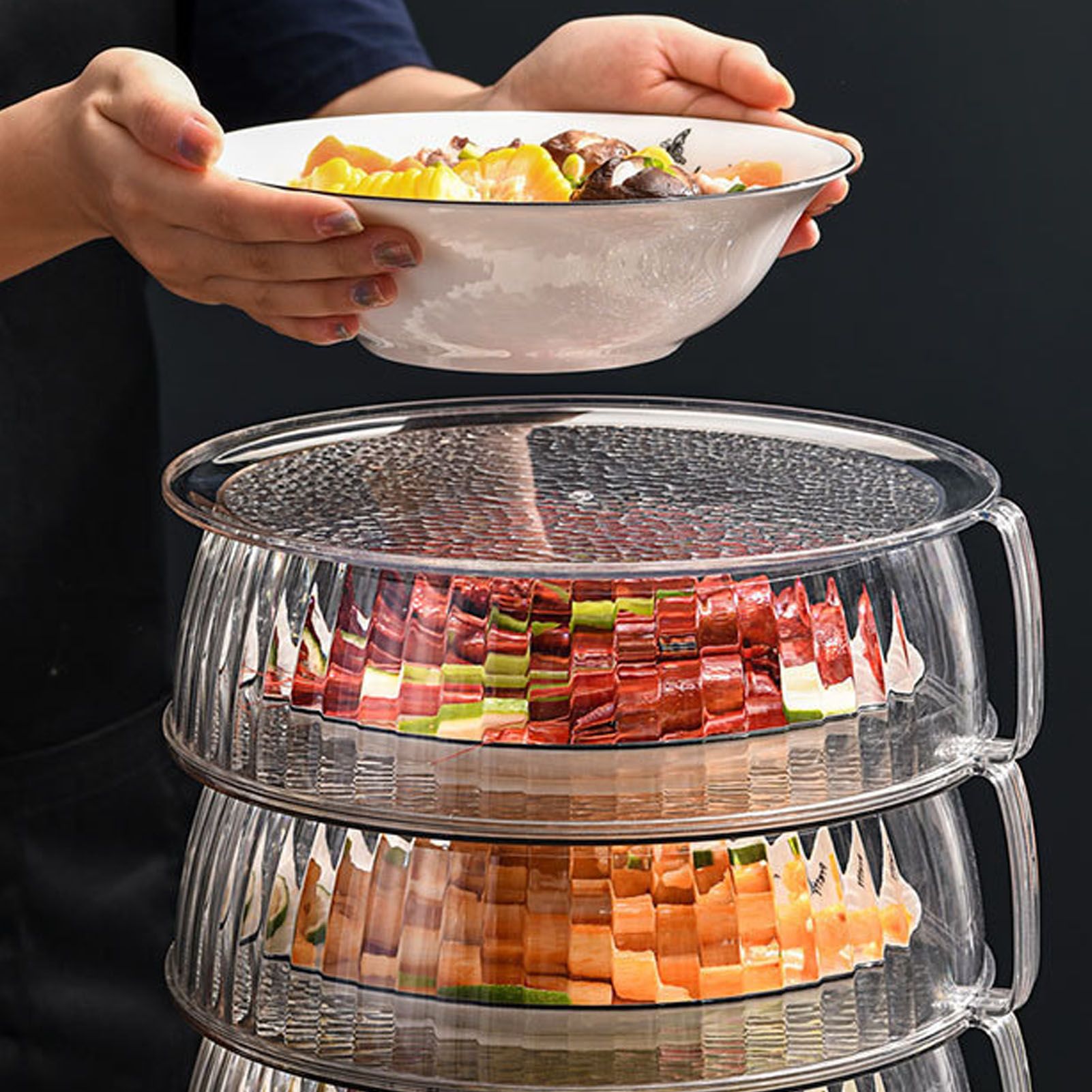 Multilayer Food Cover Multifunctional Transparent Food Cover Fresh Keeping view 13