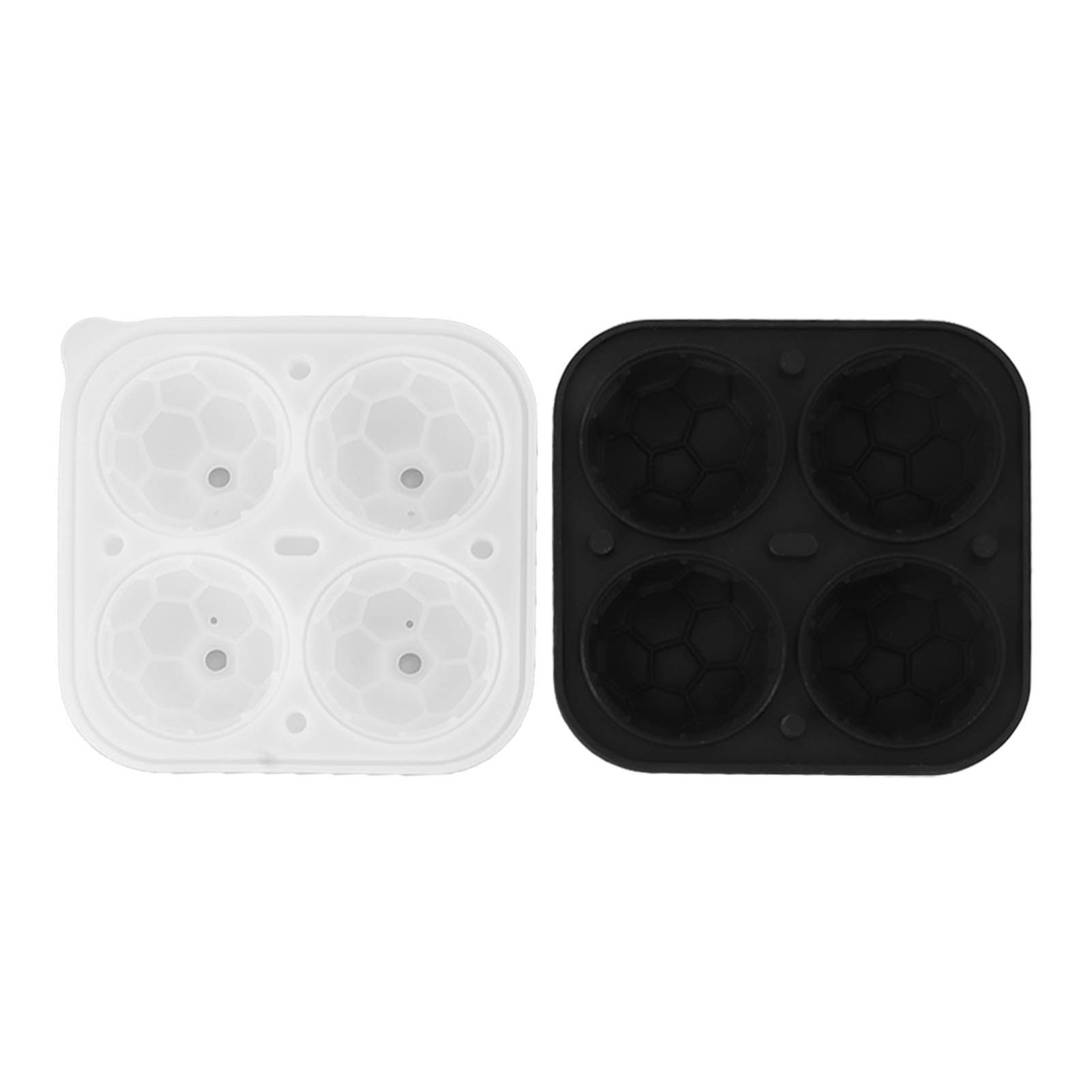2Pcs Silicone Ice Cube Molds Fun Shapes Round Sphere Ball Mold for Whiskey