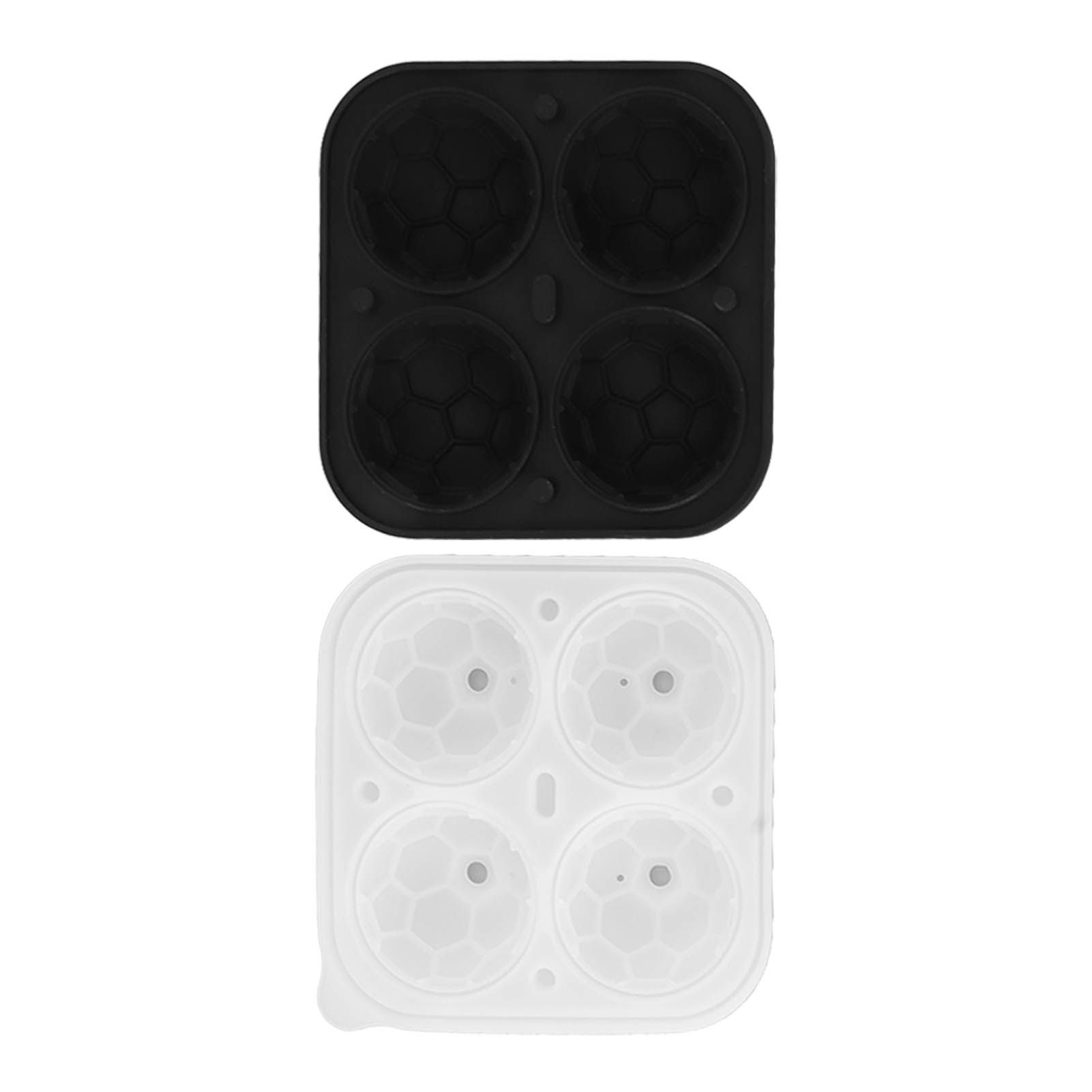 2Pcs Silicone Ice Cube Molds Fun Shapes Round Sphere Ball Mold for Whiskey view 4