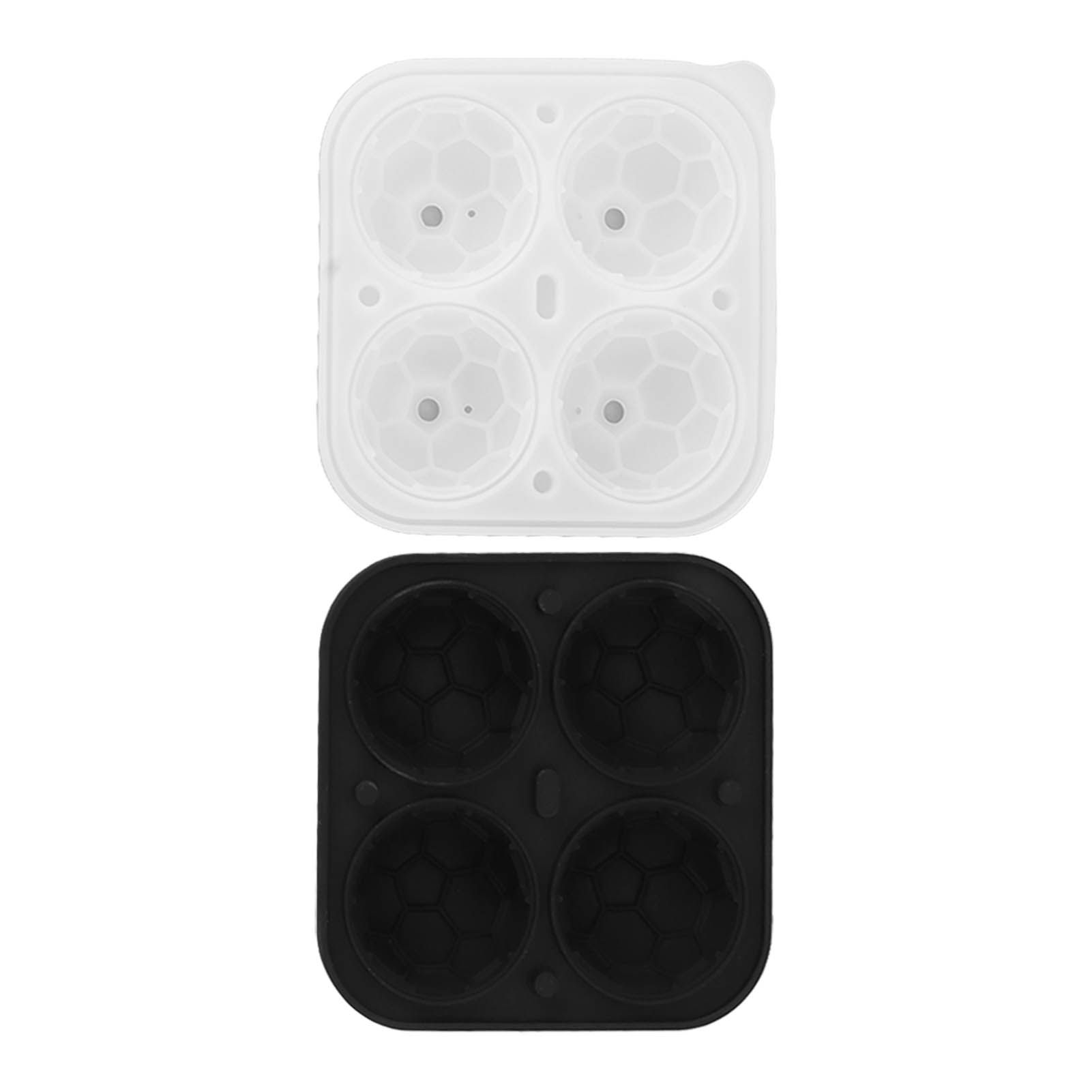 2Pcs Silicone Ice Cube Molds Fun Shapes Round Sphere Ball Mold for Whiskey view 5