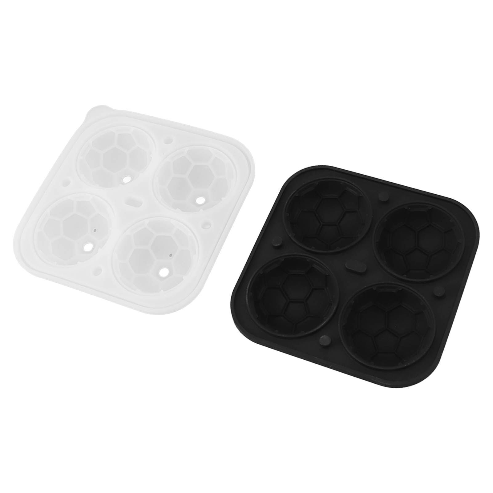 2Pcs Silicone Ice Cube Molds Fun Shapes Round Sphere Ball Mold for Whiskey view 6
