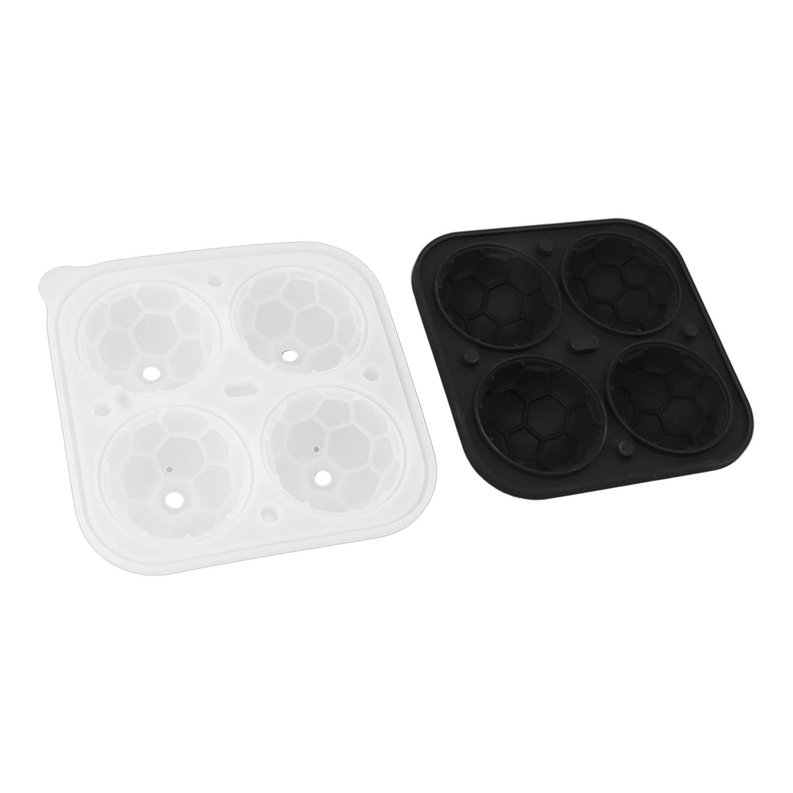2Pcs Silicone Ice Cube Molds Fun Shapes Round Sphere Ball Mold for Whiskey view 7
