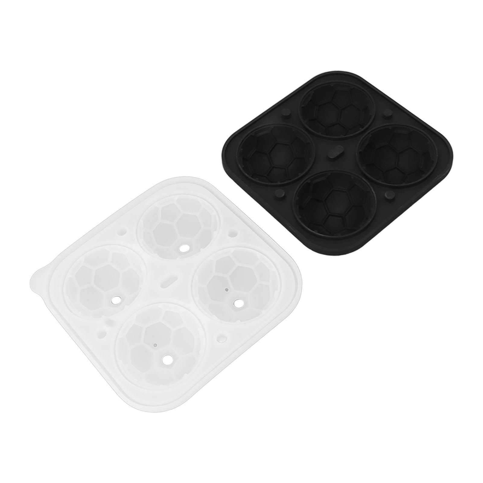 2Pcs Silicone Ice Cube Molds Fun Shapes Round Sphere Ball Mold for Whiskey view 9