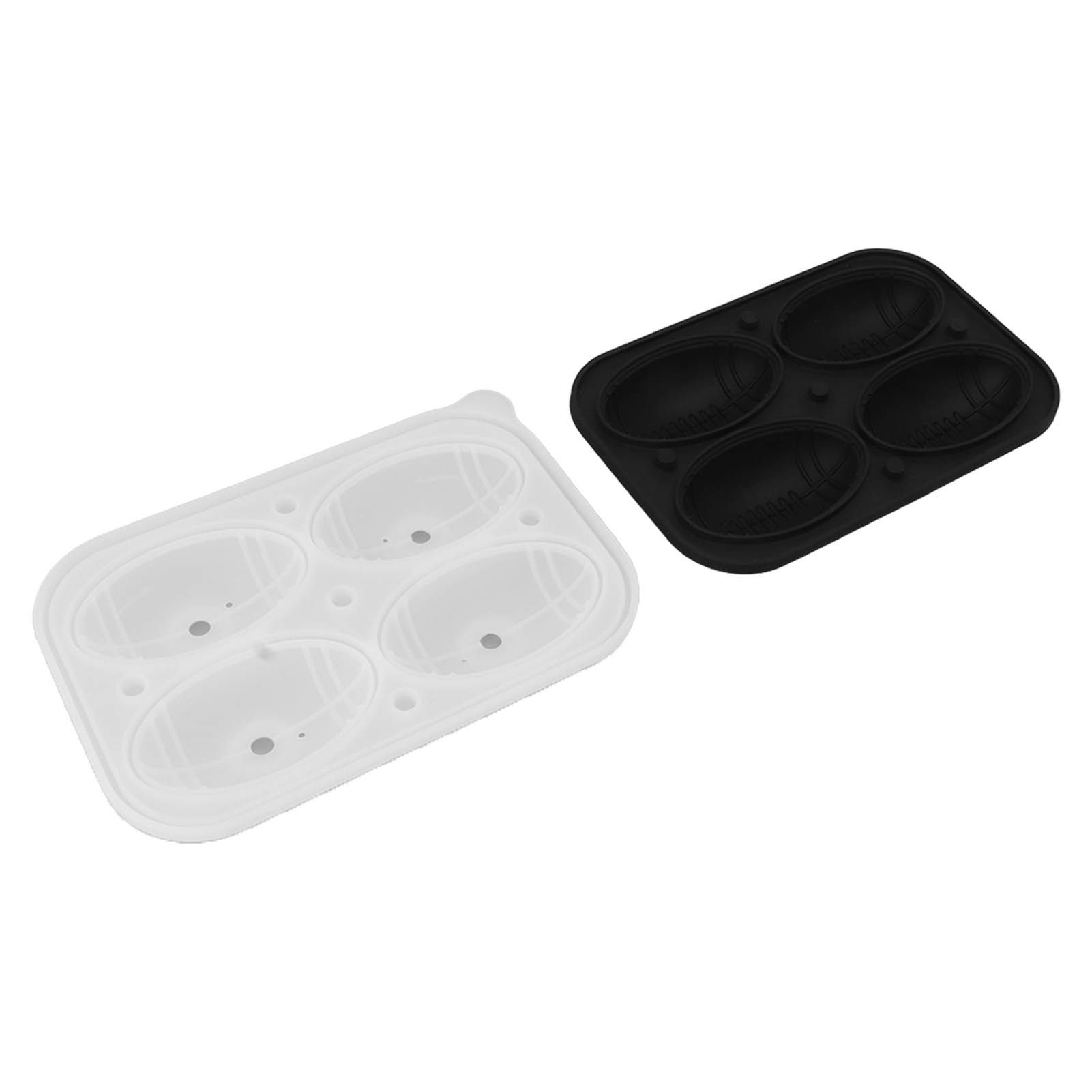 2Pcs Silicone Ice Cube Molds Fun Shapes Round Sphere Ball Mold for Whiskey view 3