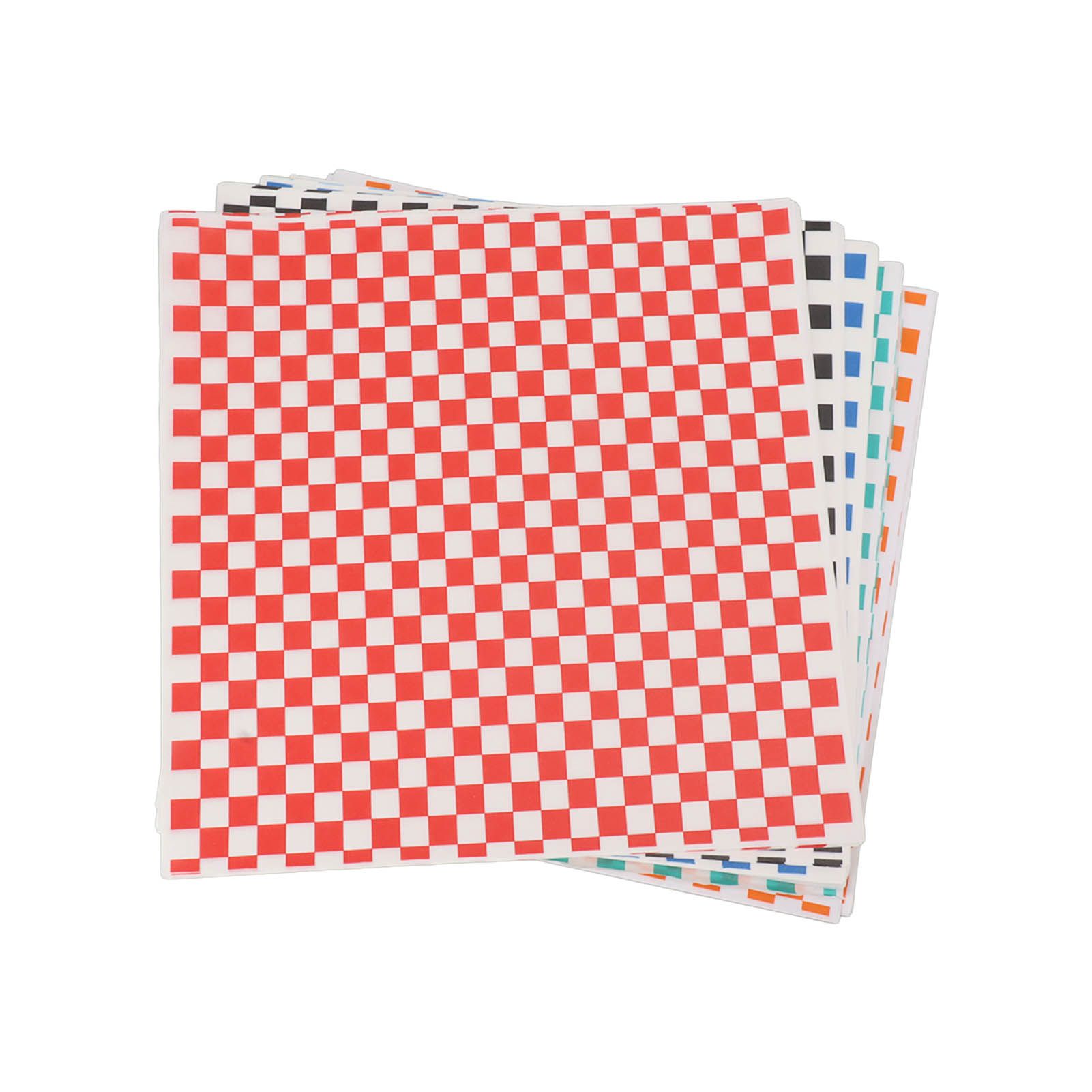 240 Sheets Checkered Dry Waxed Deli Paper Sheets Grease Resistant Food Basket