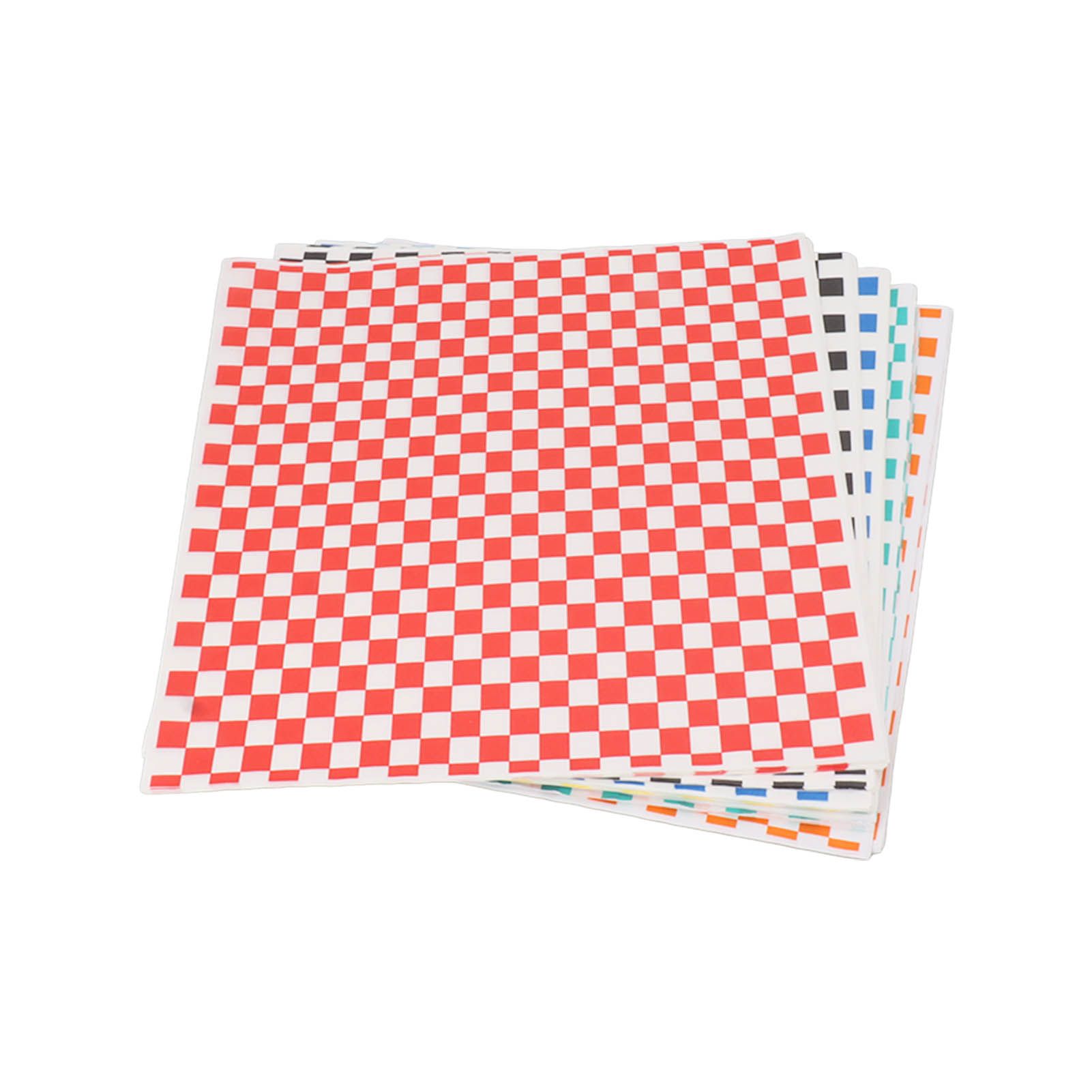 240 Sheets Checkered Dry Waxed Deli Paper Sheets Grease Resistant Food Basket view 4