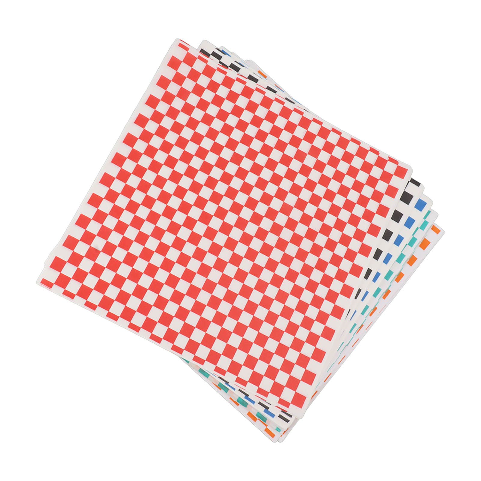 240 Sheets Checkered Dry Waxed Deli Paper Sheets Grease Resistant Food Basket view 5
